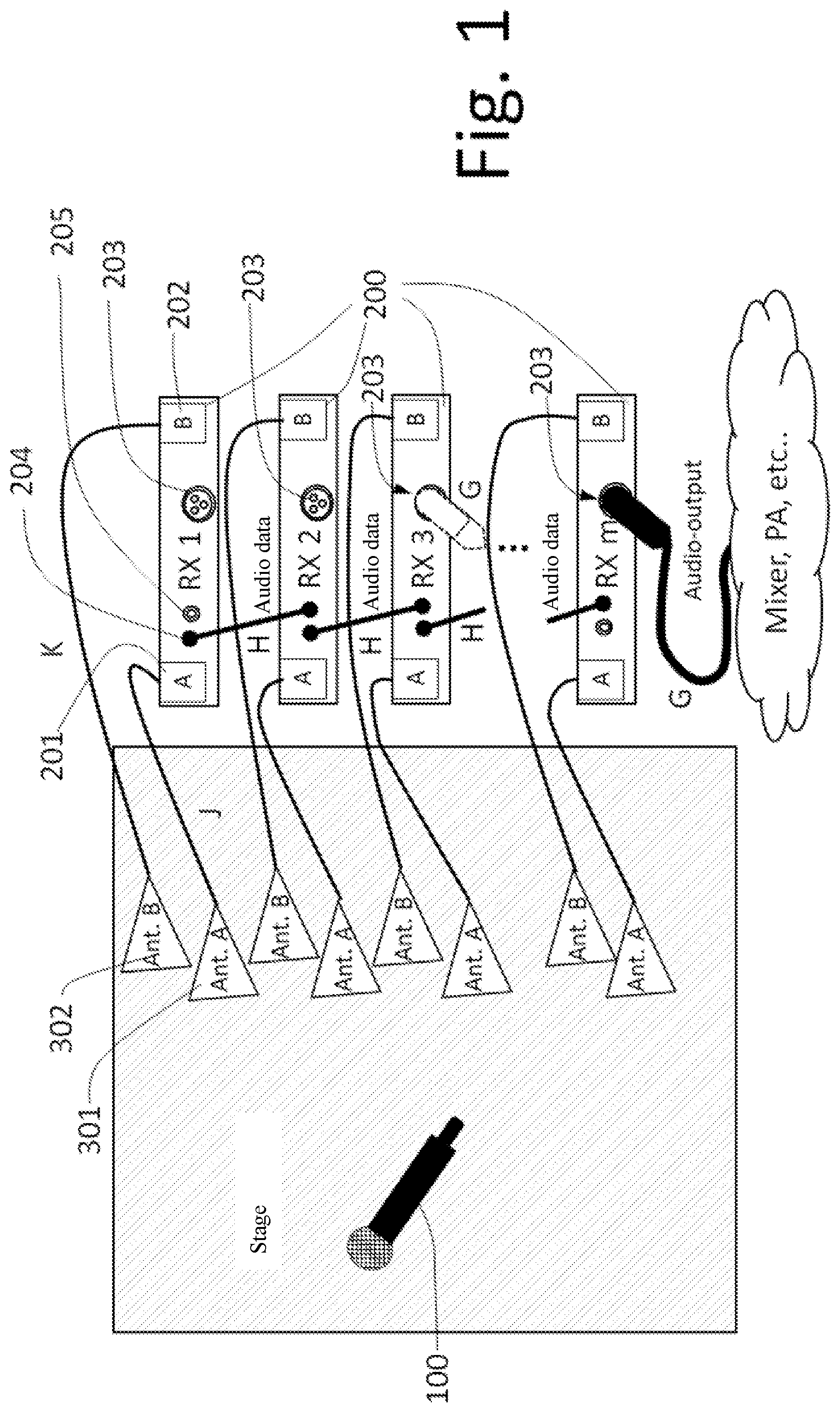 Patent US12107678 Figure 1 – Method for signal processing of cooperating microphone receivers