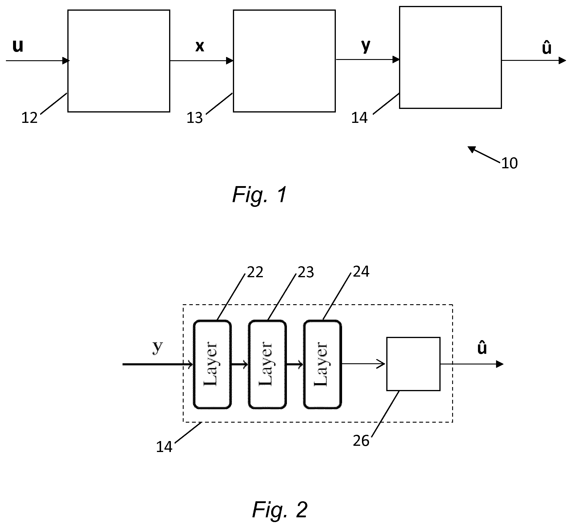 Patent US12107679 Figure 1 – Iterative detection in a communication system