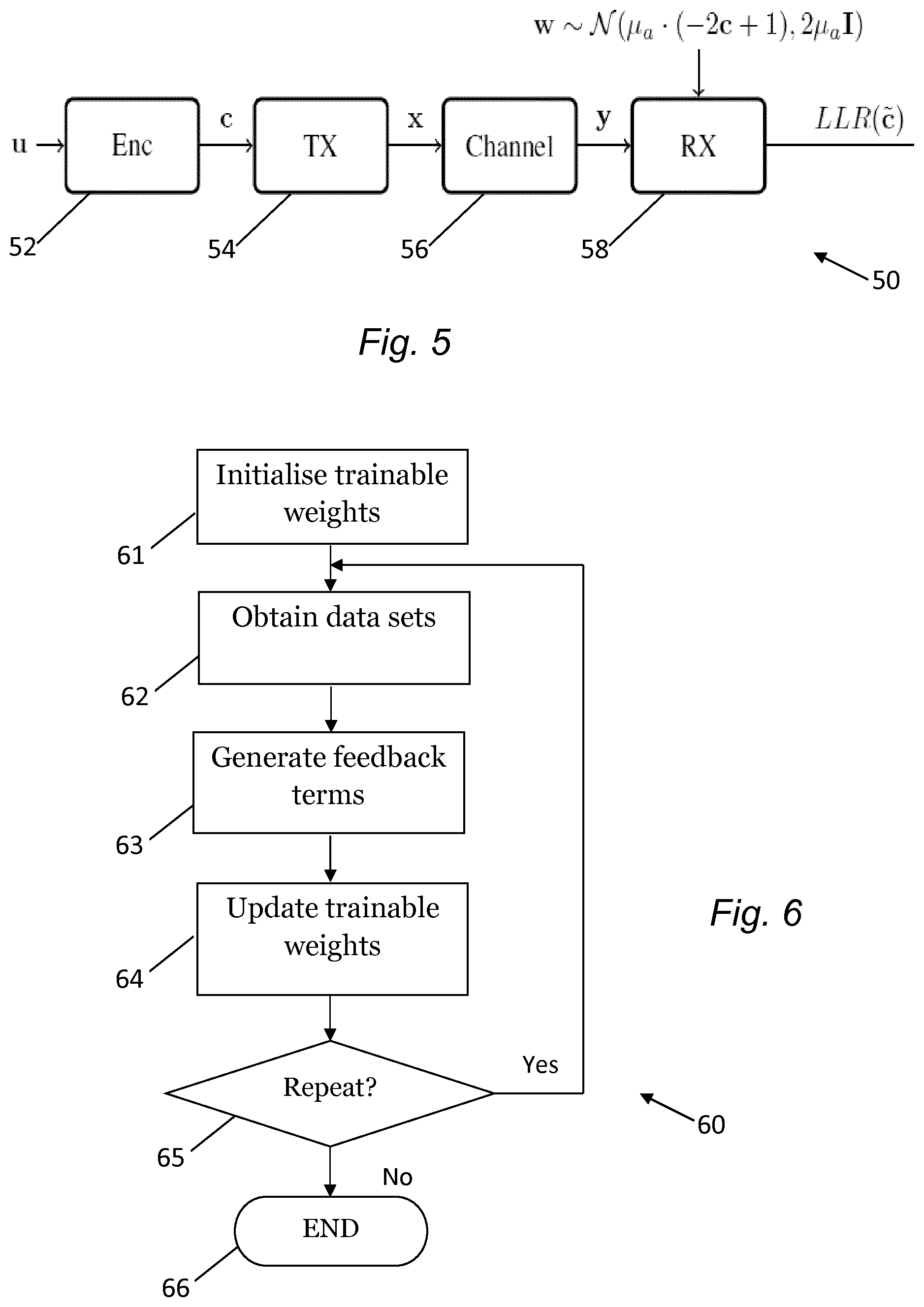 Patent US12107679 Figure 3 – Iterative detection in a communication system