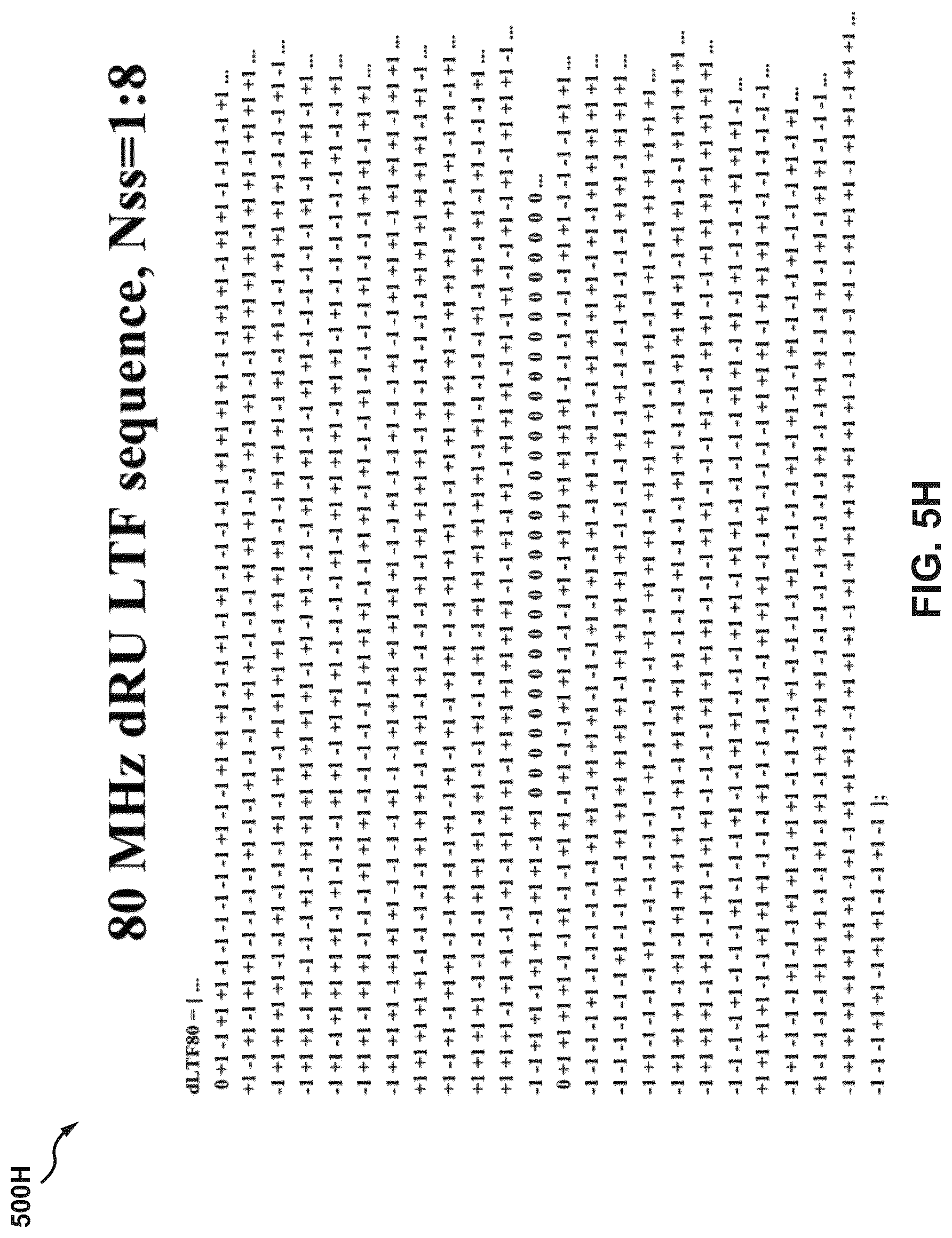 Patent US12107705 Figure 10 – LTF sequences for 320 MHz WiFi channels