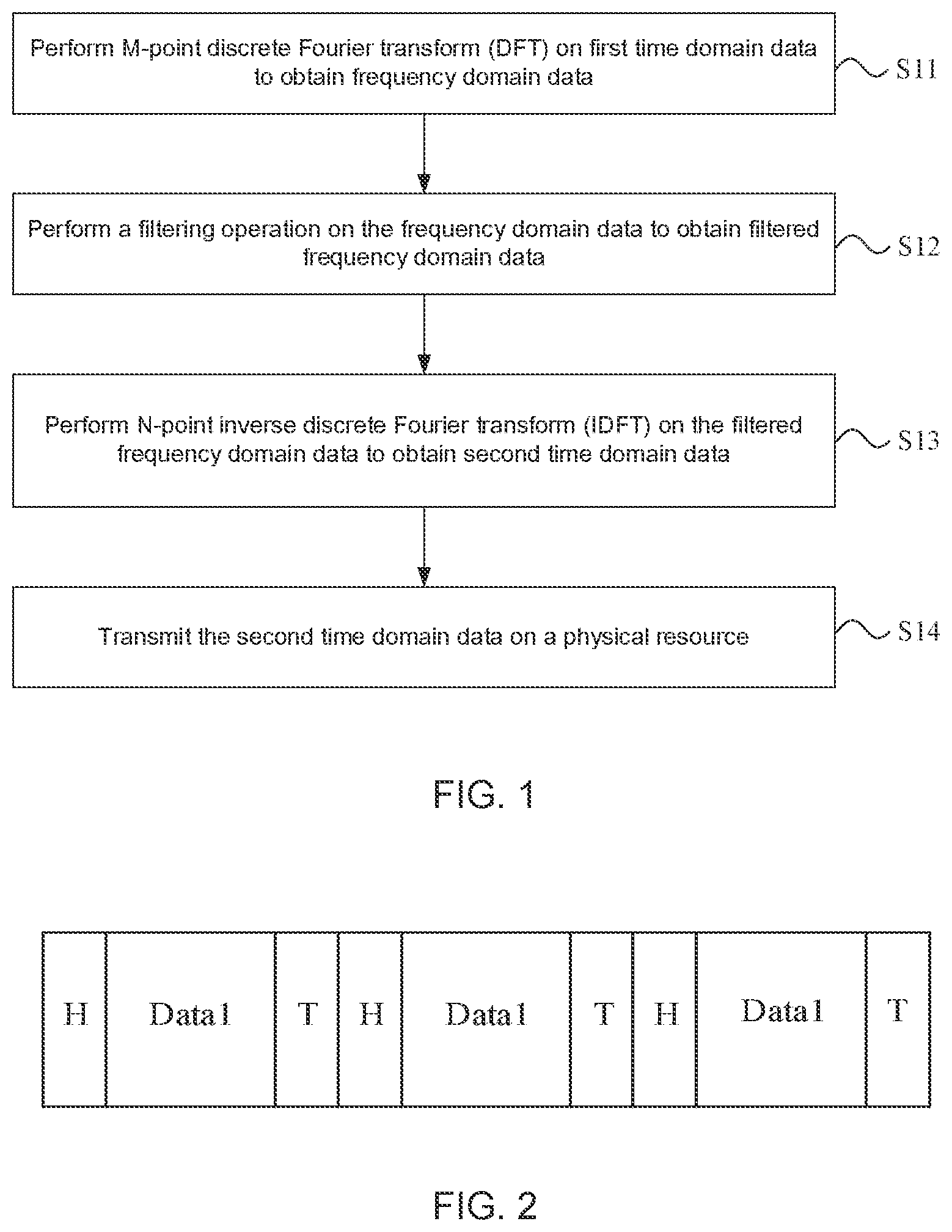 Patent US12107715 — Data transmission method and apparatus, device, and storage medium — Figure 1