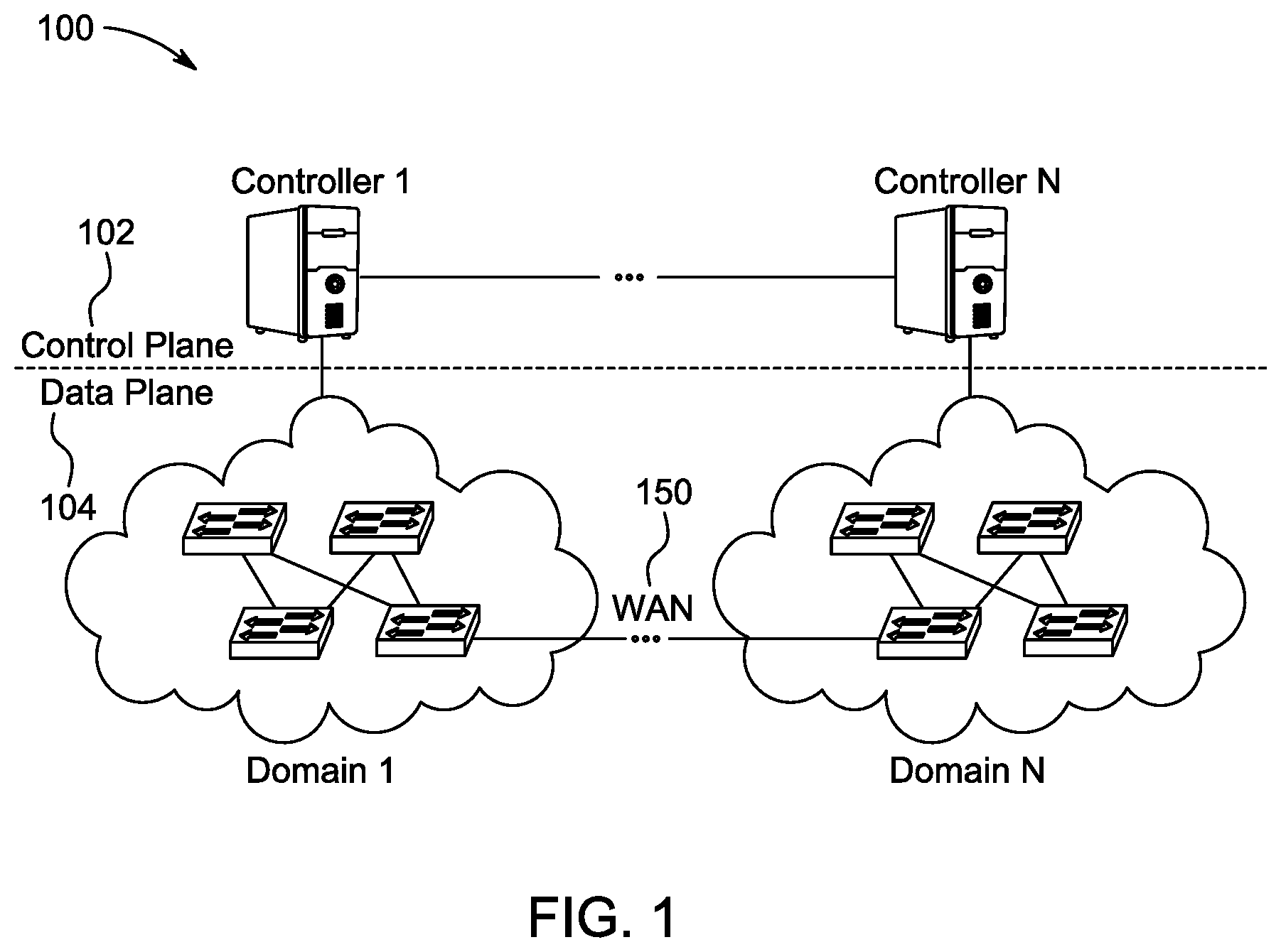 Patent US12107727 Figure 1 – Method for processing software defined network (SDN) updates