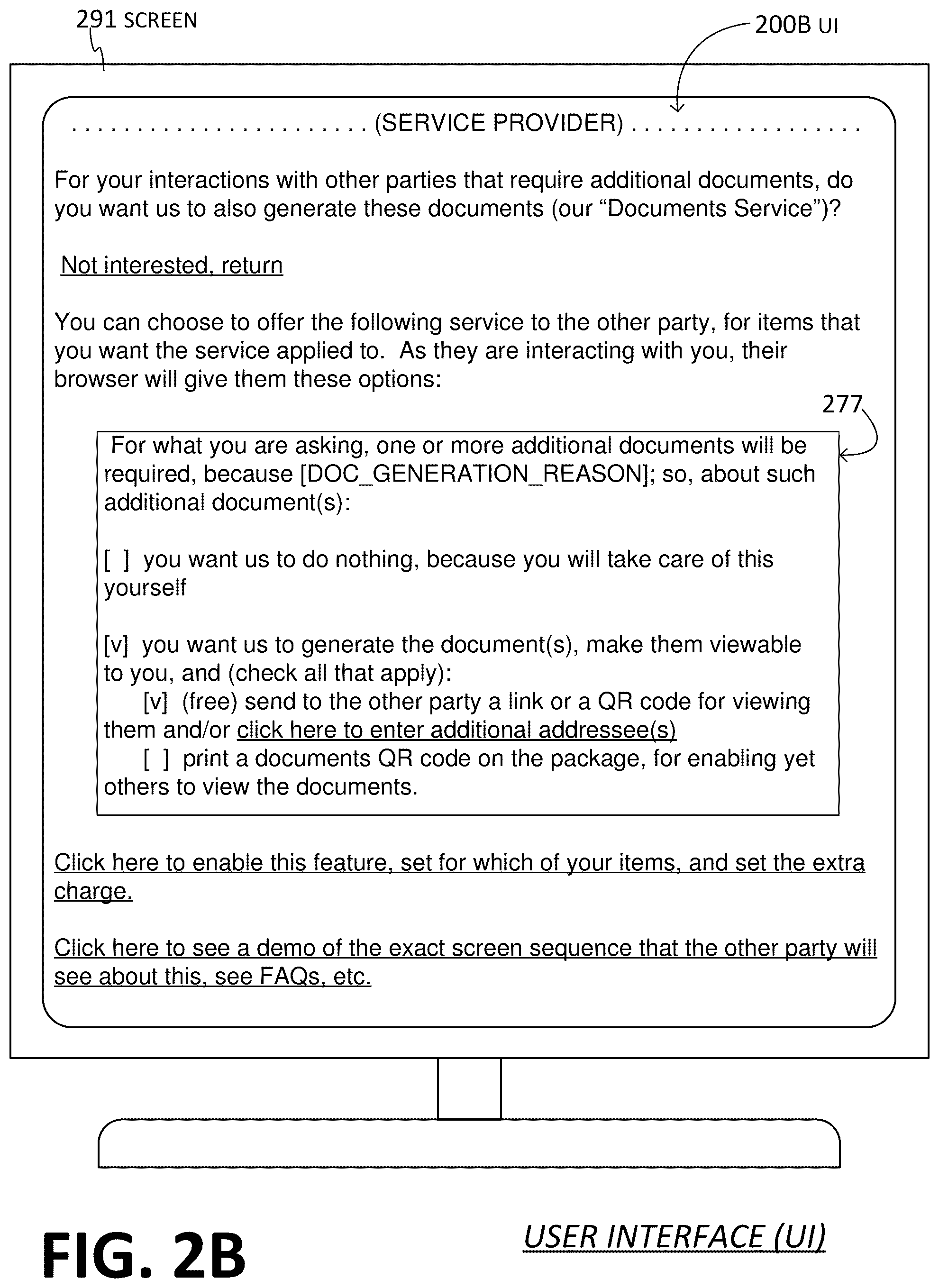 Patent US12107729 Figure 3 – Primary entity requesting from online service provider (OSP) to produce a resource and to prepare a digital exhibit that reports the resource, receiving from the OSP an access indicator that leads to the digital exhibit, and sending the access indicator to secondary entity