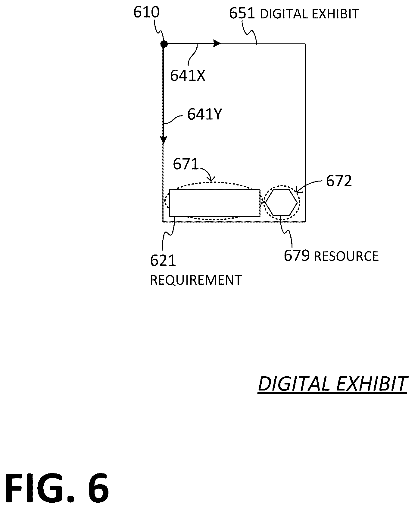 Patent US12107729 Figure 8 – Primary entity requesting from online service provider (OSP) to produce a resource and to prepare a digital exhibit that reports the resource, receiving from the OSP an access indicator that leads to the digital exhibit, and sending the access indicator to secondary entity