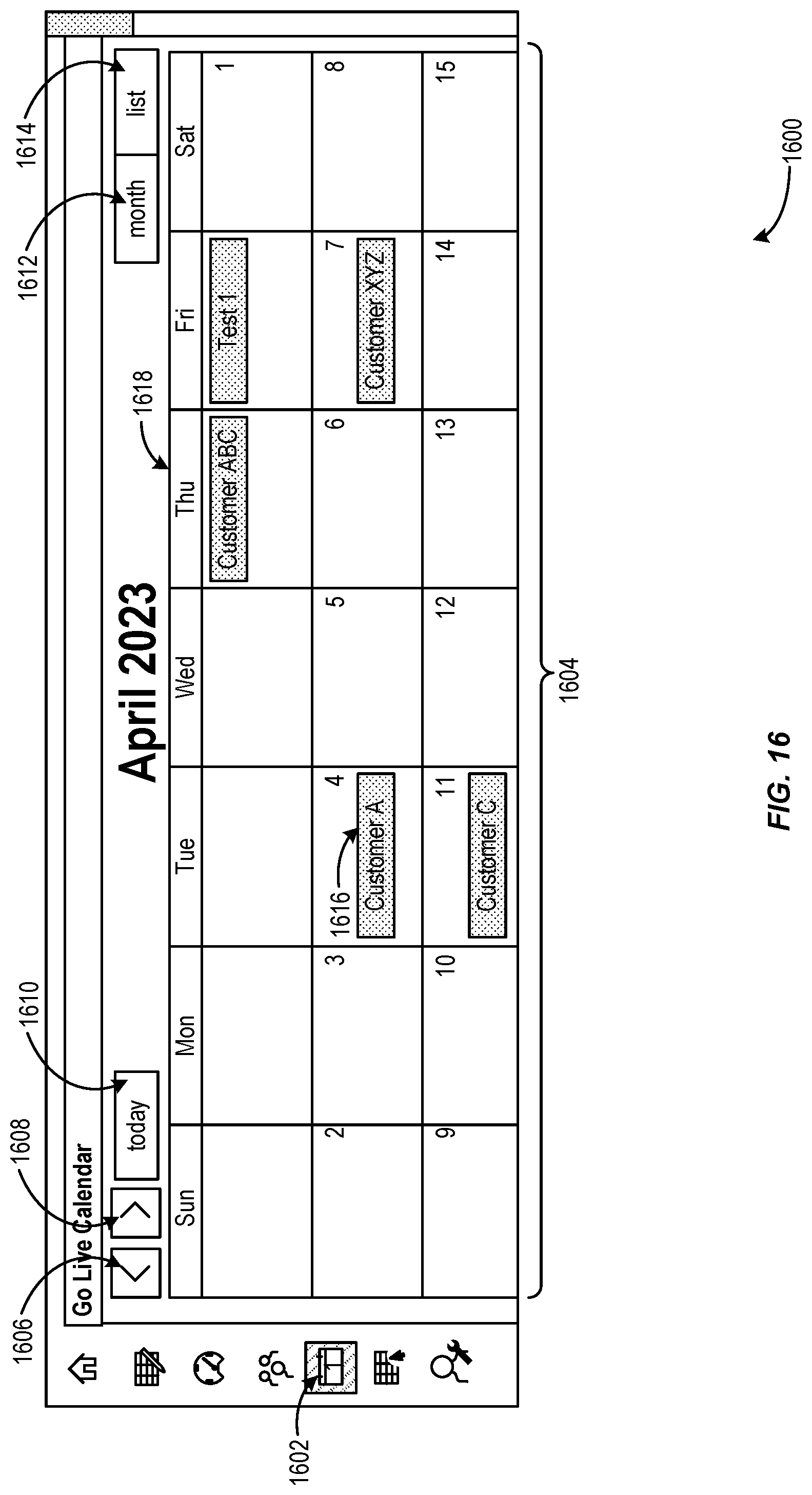 Patent US12107738 Figure 16 – User interfaces for cloud lifecycle management