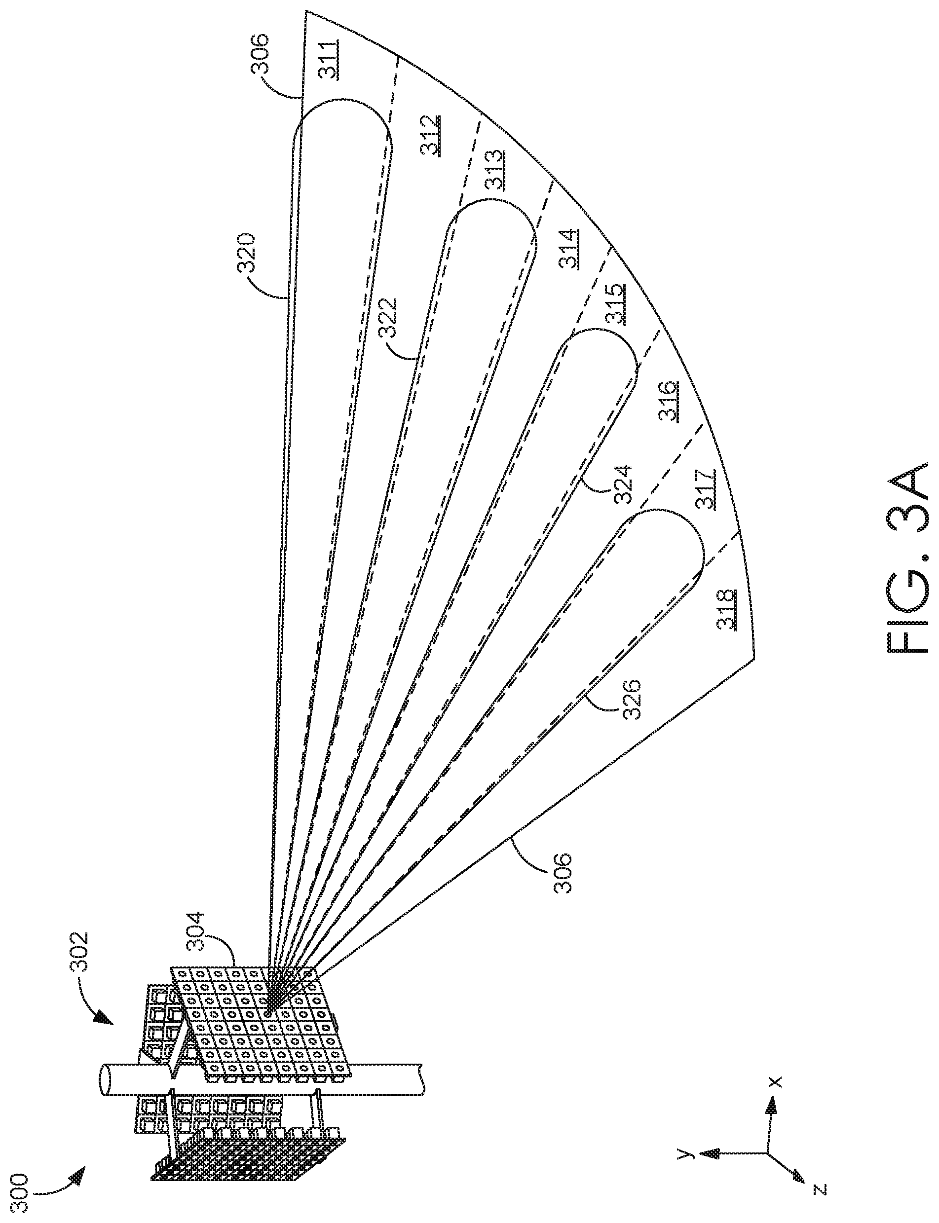 Patent US12107790 Figure 3 – Dynamic beam sweeping based on content usage