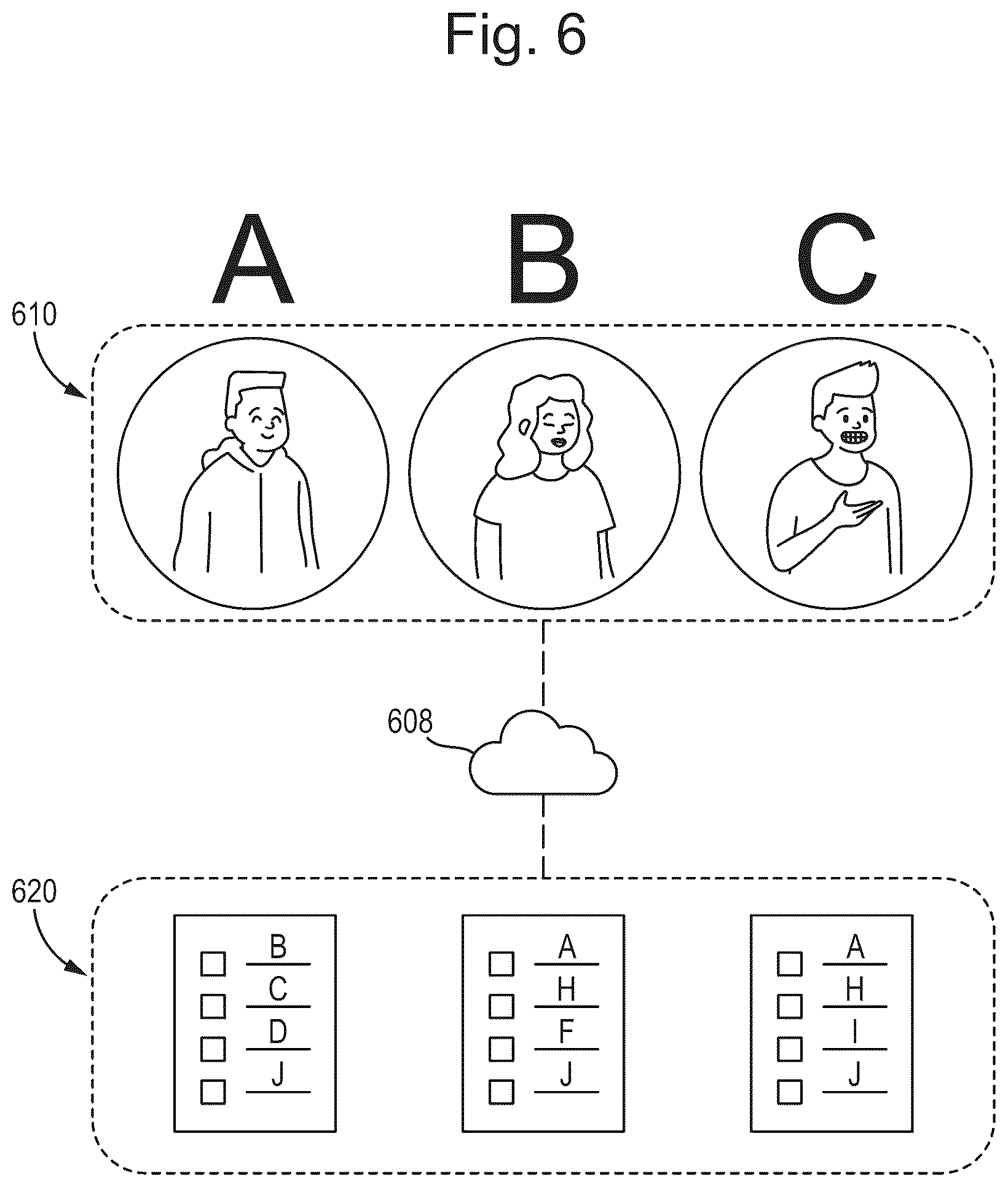 Patent US12107810 Figure 7 – System and methods for utilizing personal graphical elements in electronic communication