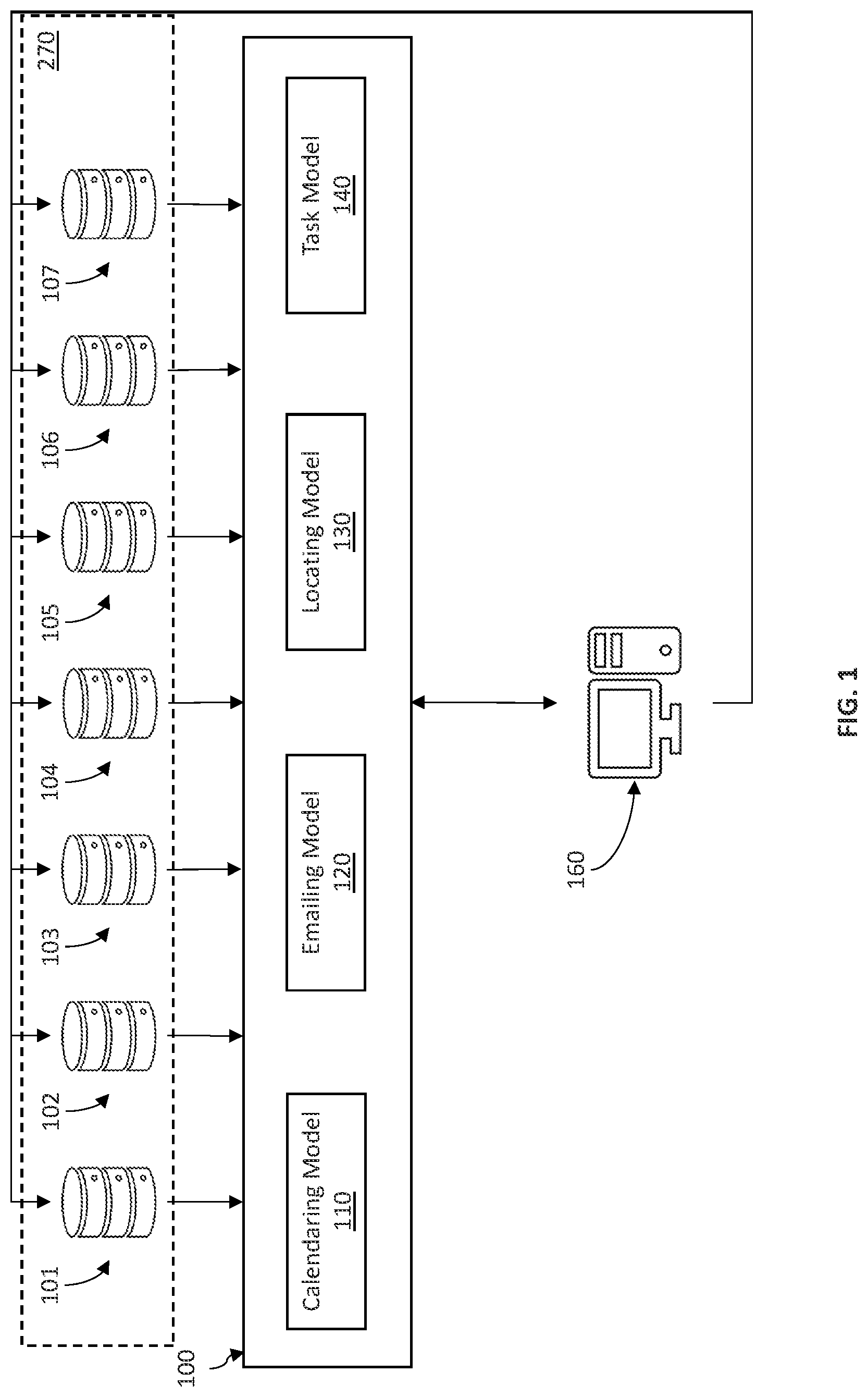 Patent US12107815 Figure 1 – Computer-implemented systems configured for automated machine learning contact priority prediction for electronic messages and methods of use thereof