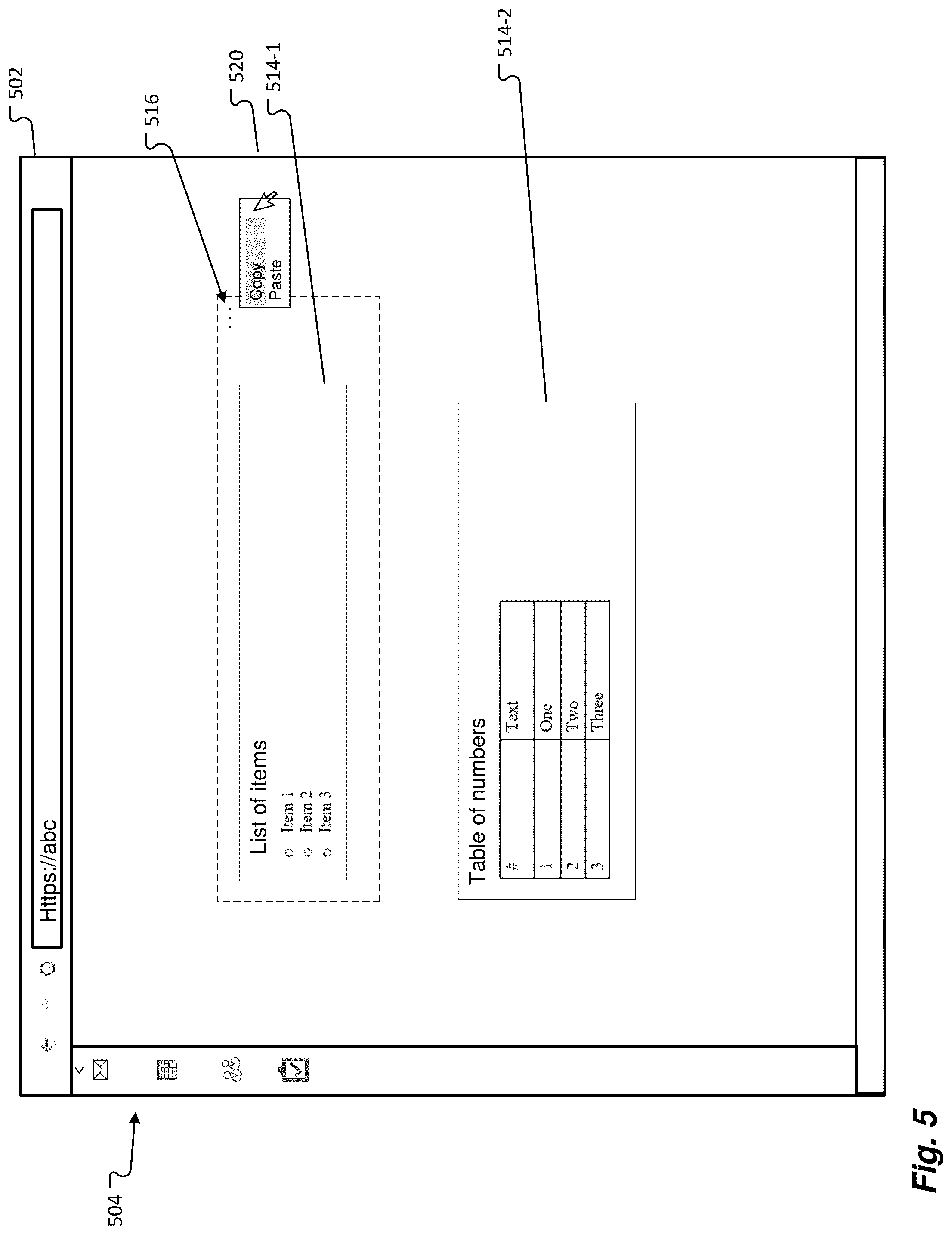 Patent US12107816 Figure 5 – Interactive components for user collaboration