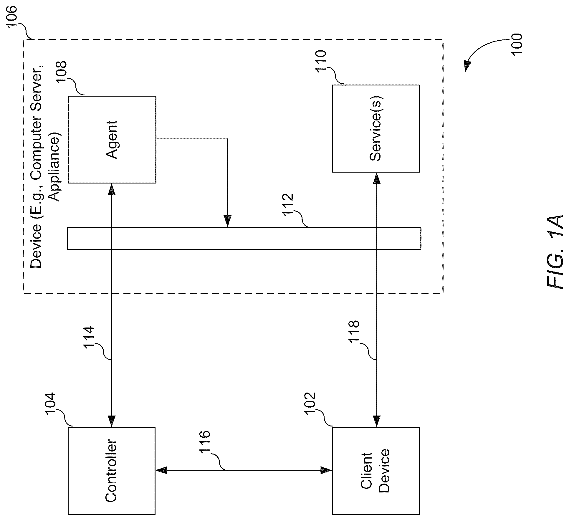 Patent US12107825 — Real time dynamic client access control — Figure 1