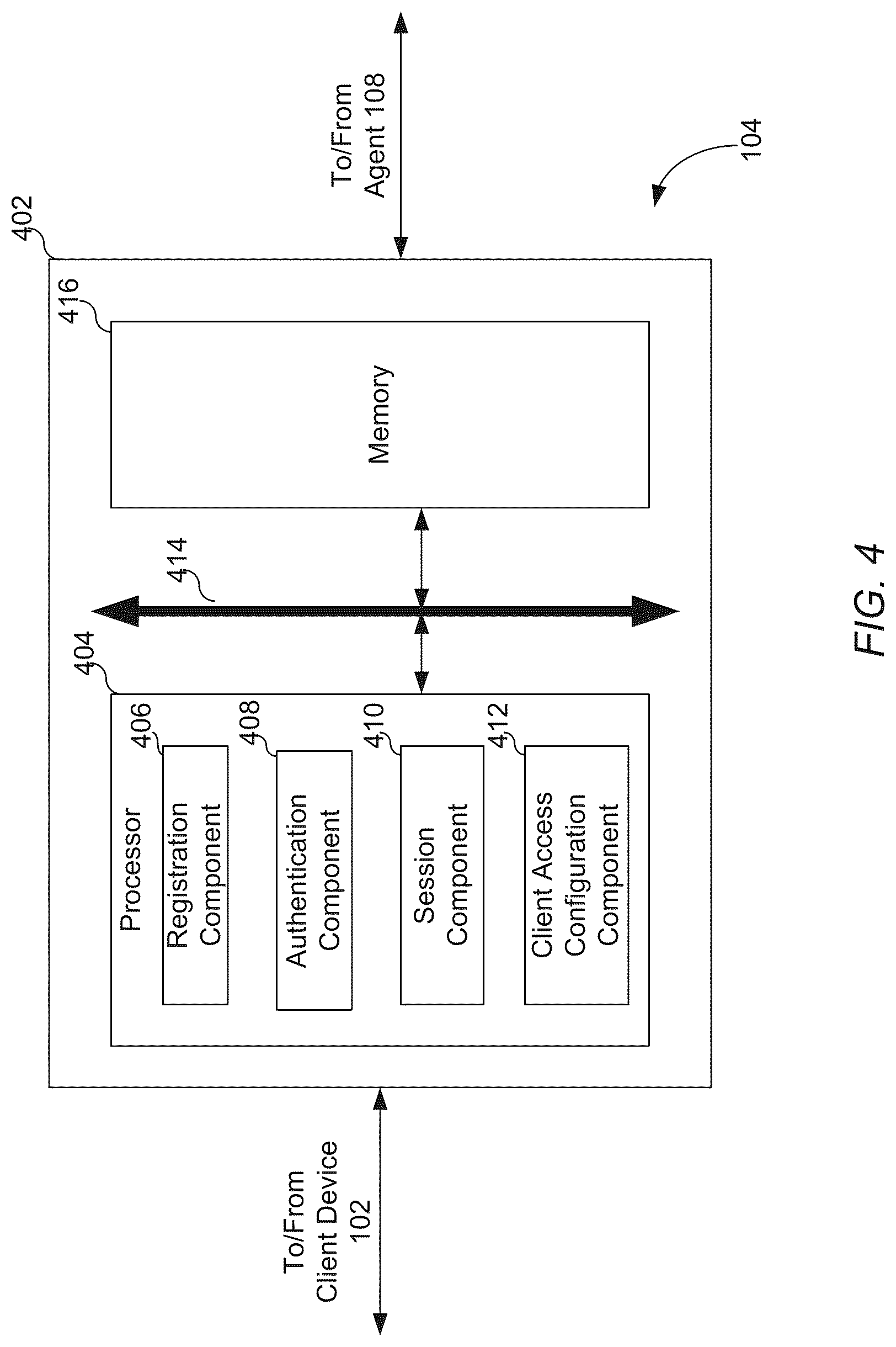 Patent US12107825 Figure 5 – Real time dynamic client access control