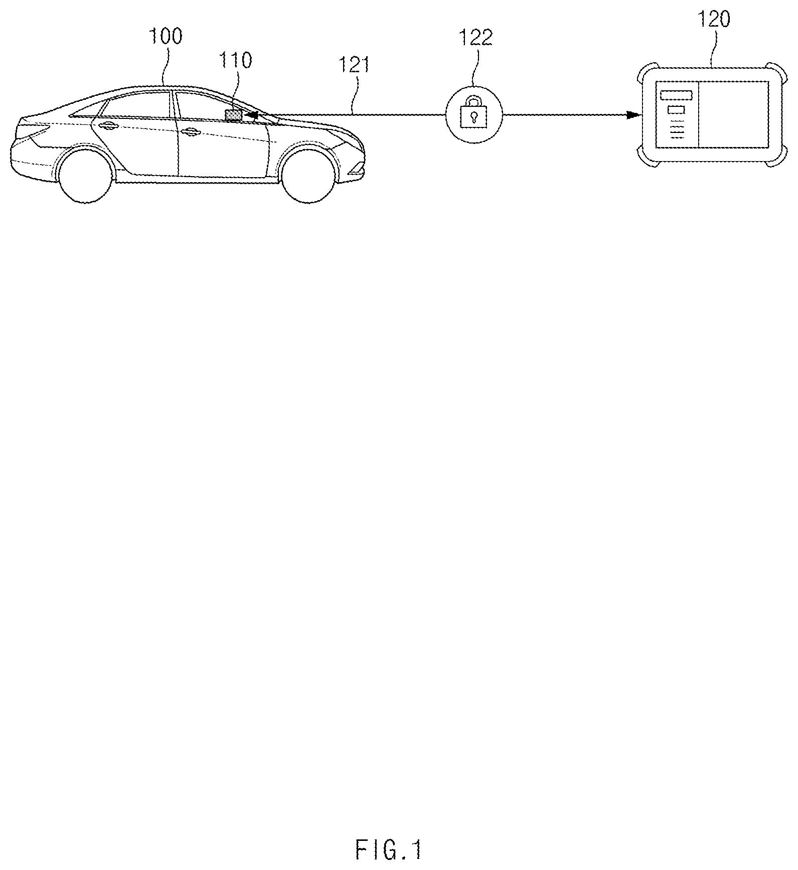 Patent US12107840 Figure 1 – Vehicle control apparatus and control method thereof