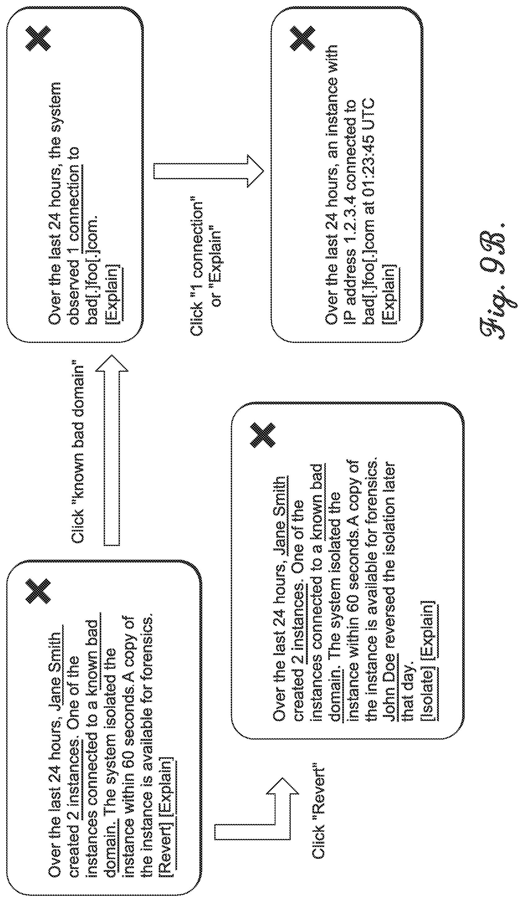 Patent US12107841 Figure 8 – Systems and methods for verifying activity computer-implemented methods, systems comprising computer-readable media, and electronic devices for activity verification within a network computing environment