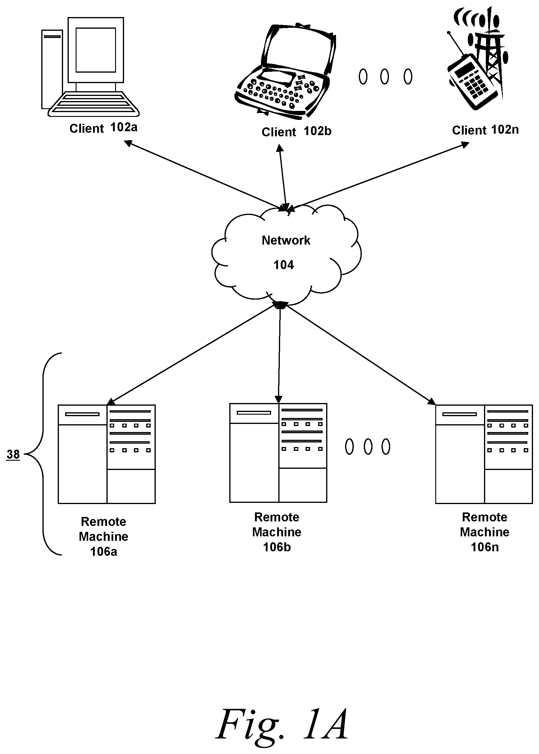 Patent US12107849 Figure 1 – Methods and systems for providing wake-on-demand access to session servers