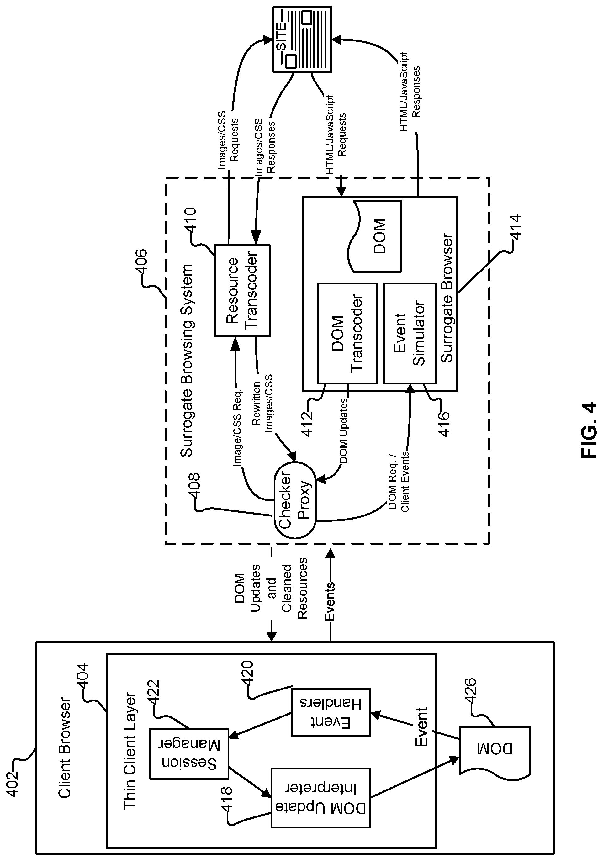 Patent US12107867 Figure 4 – Speculative rendering
