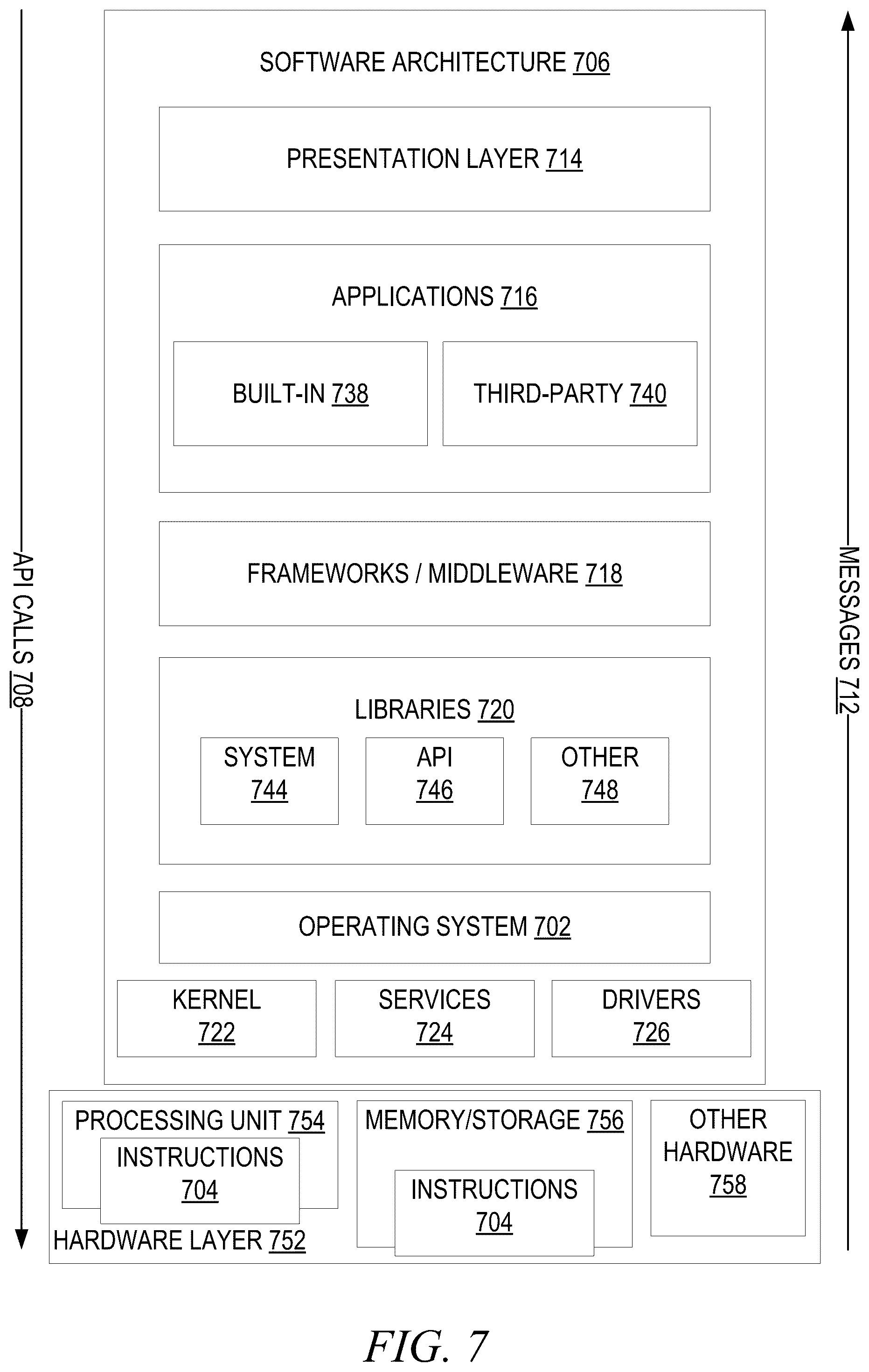 Patent US12107884 Figure 7 – Verifying incoming communications