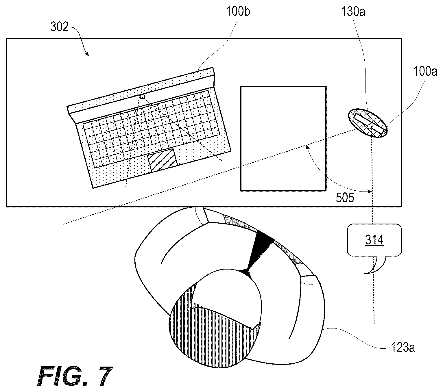 Patent US12107906 Figure 6 – Eye contact prompting electronic device in a video communication session
