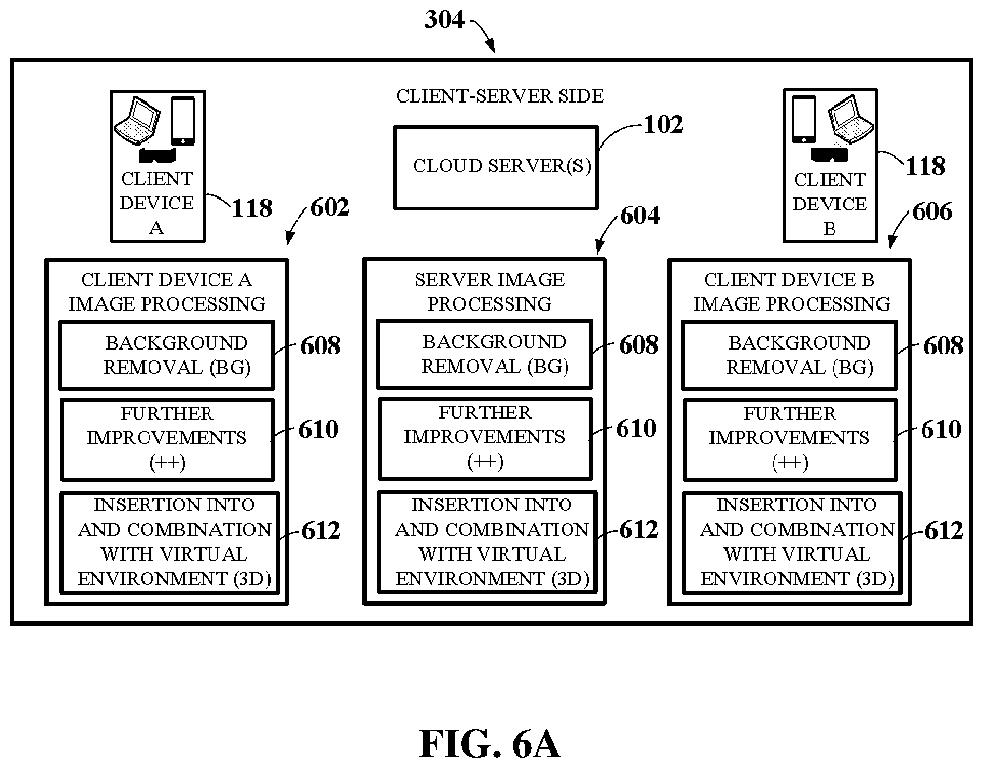 Patent US12107907 Figure 7 – System and method enabling interactions in virtual environments with virtual presence