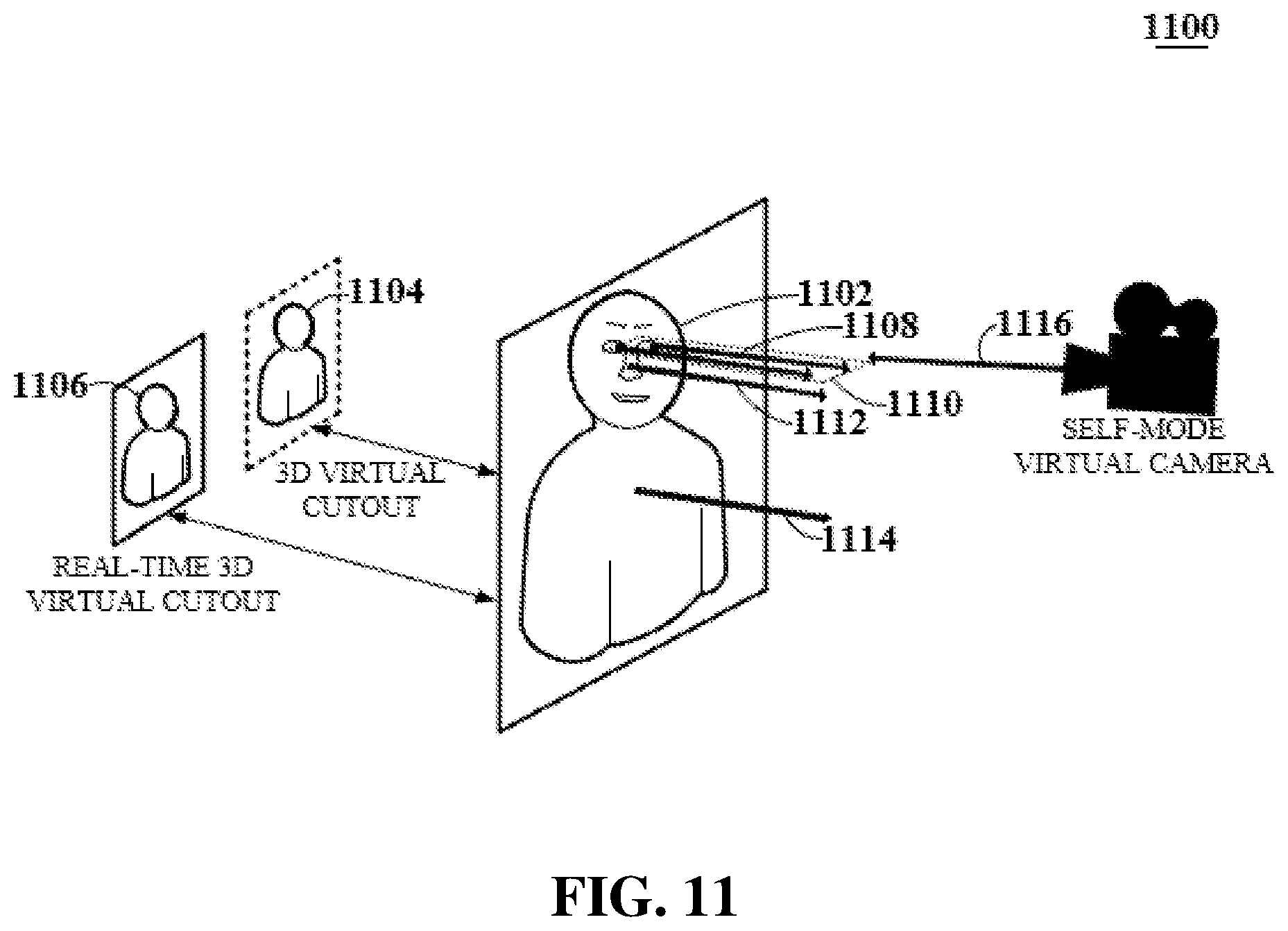 Patent US12107907 Figure 17 – System and method enabling interactions in virtual environments with virtual presence