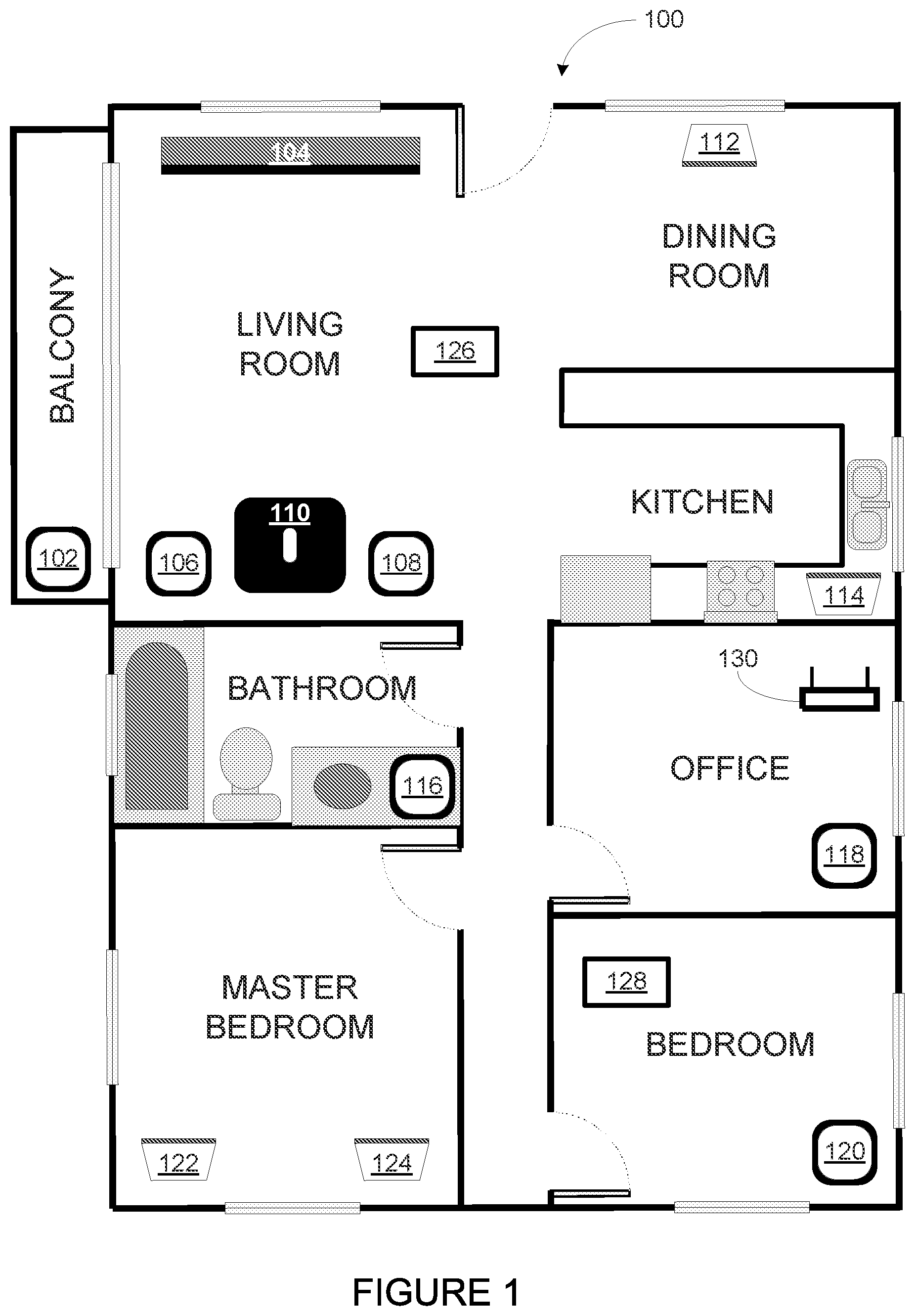 Patent US12107929 — Service provider user accounts — Figure 1