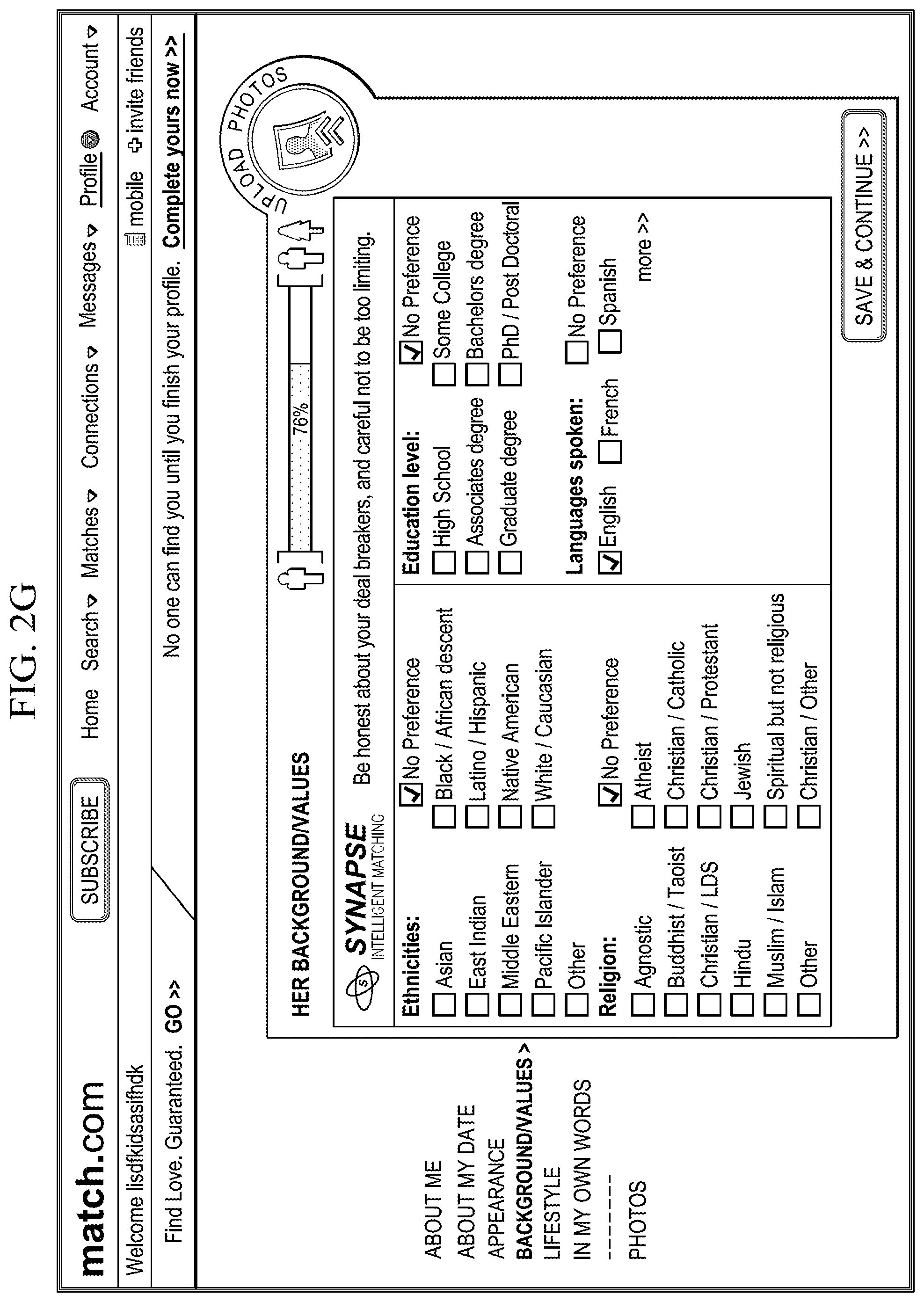 Patent US12107932 Figure 7 – System and method for tracking and illustrating user activity in a network environment