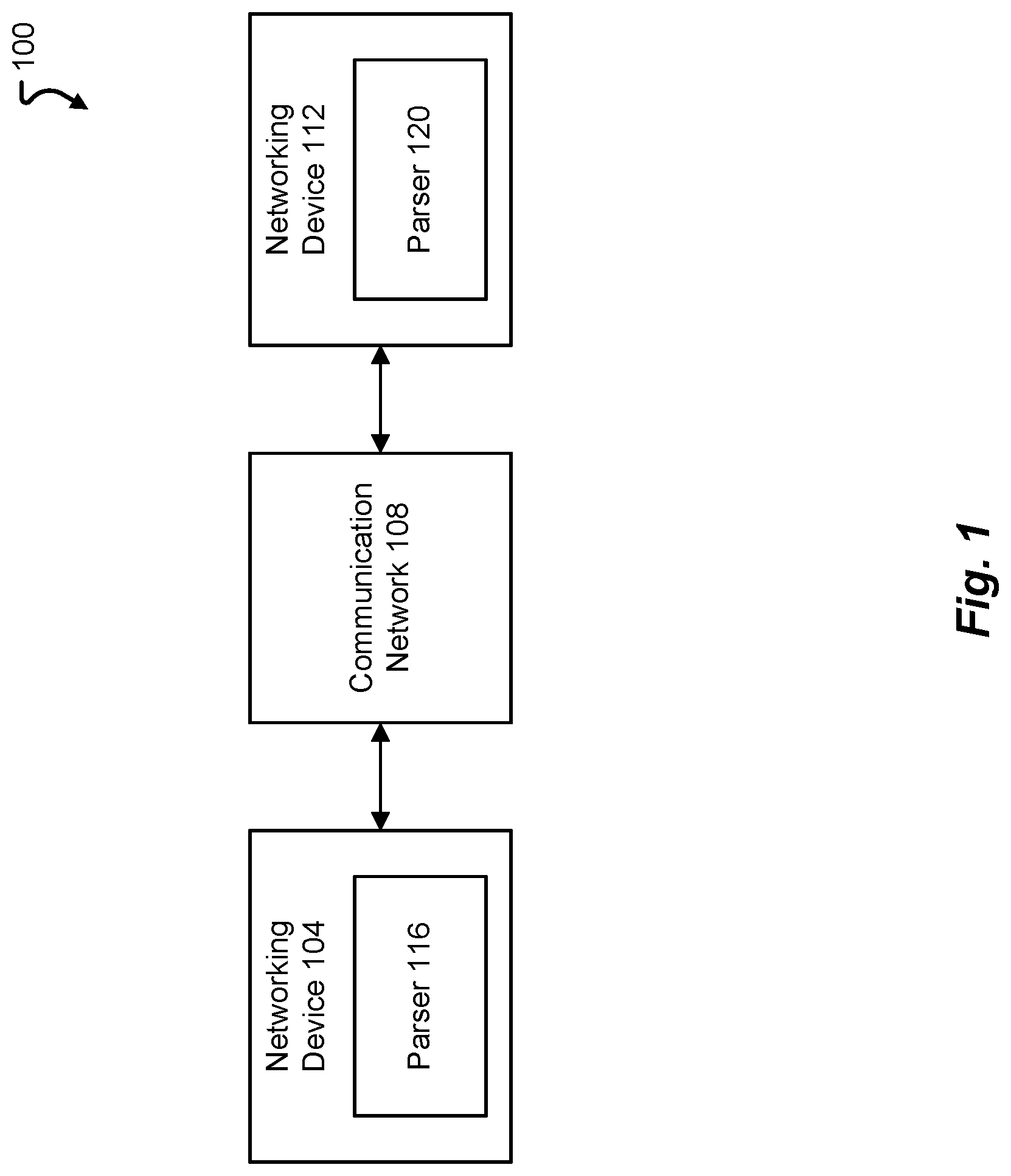 Patent US12107943 Figure 1 – Parsing using null header node