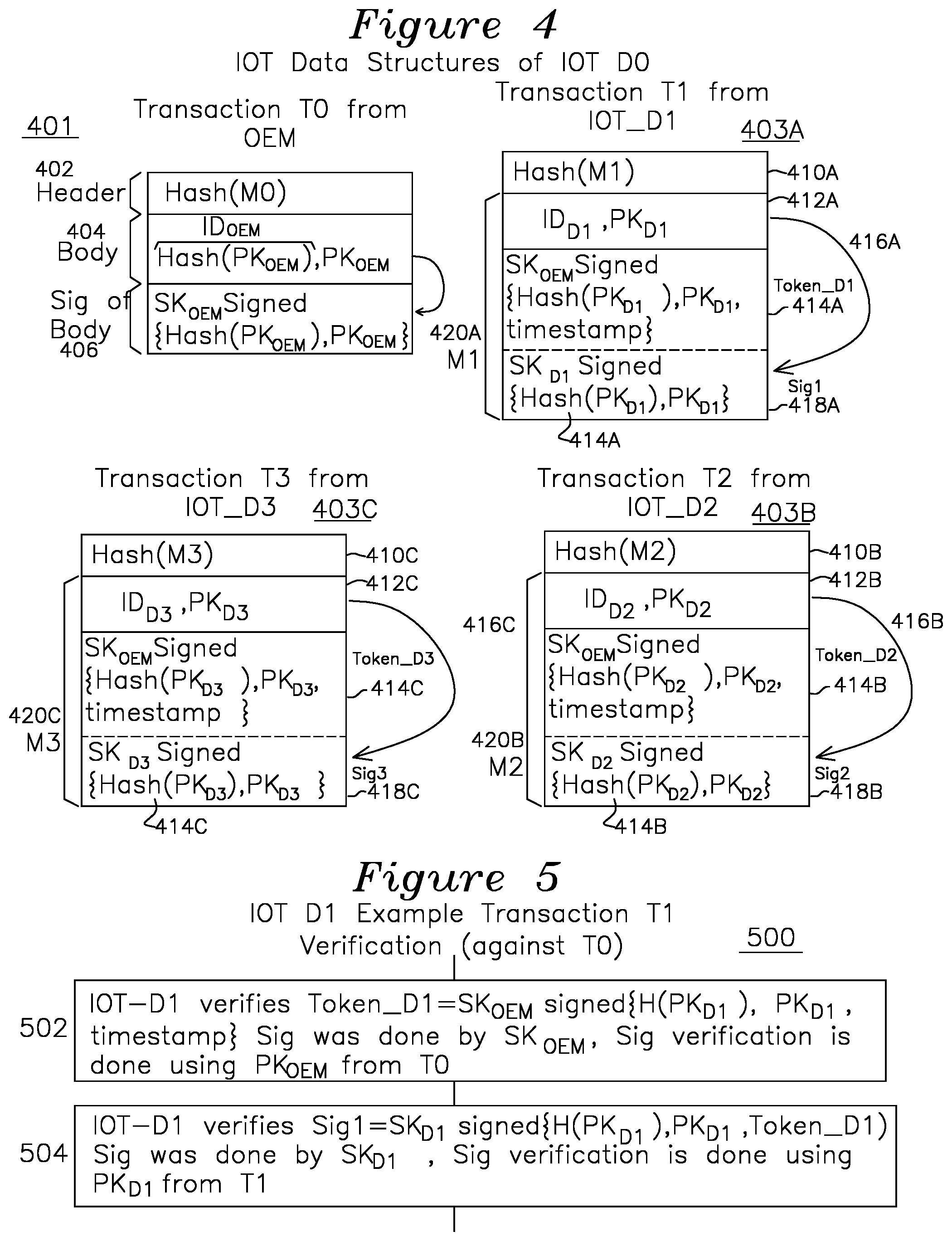 Patent US12107966 Figure 3 – Device authentication using blockchain