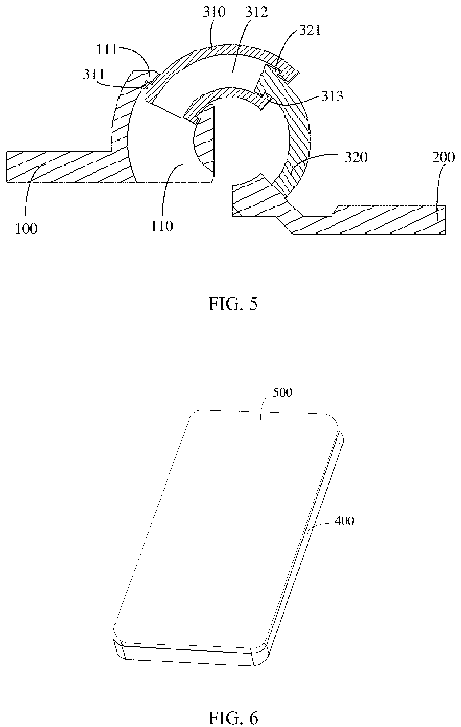 Patent US12107977 Figure 3 – Rotation connection component and foldable mobile terminal