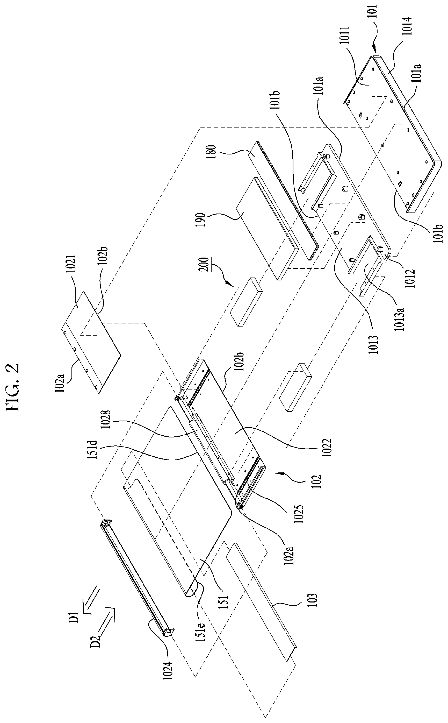 Patent US12107978 Figure 2 – Mobile terminal including frames and optical tracking sensor