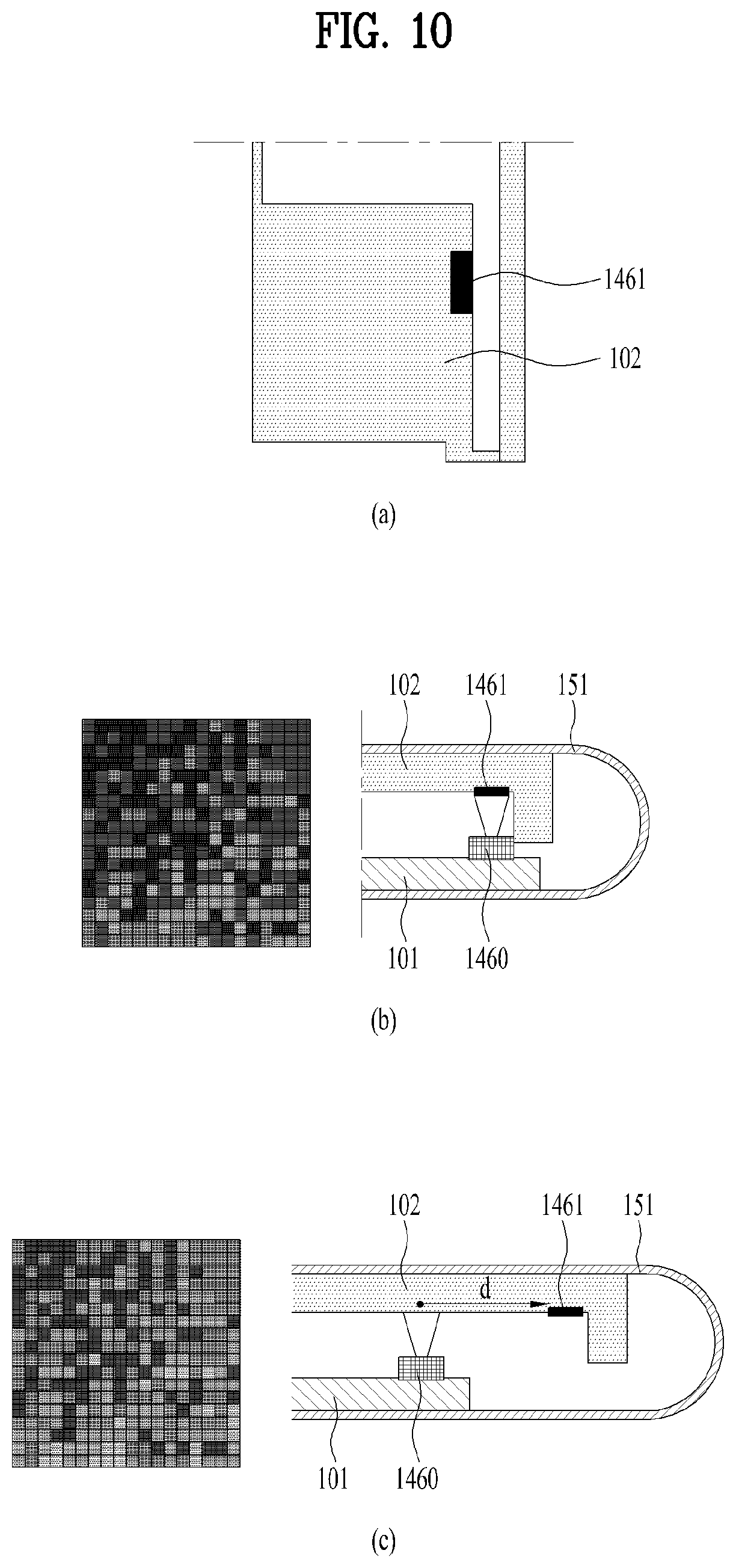 Patent US12107978 Figure 10 – Mobile terminal including frames and optical tracking sensor