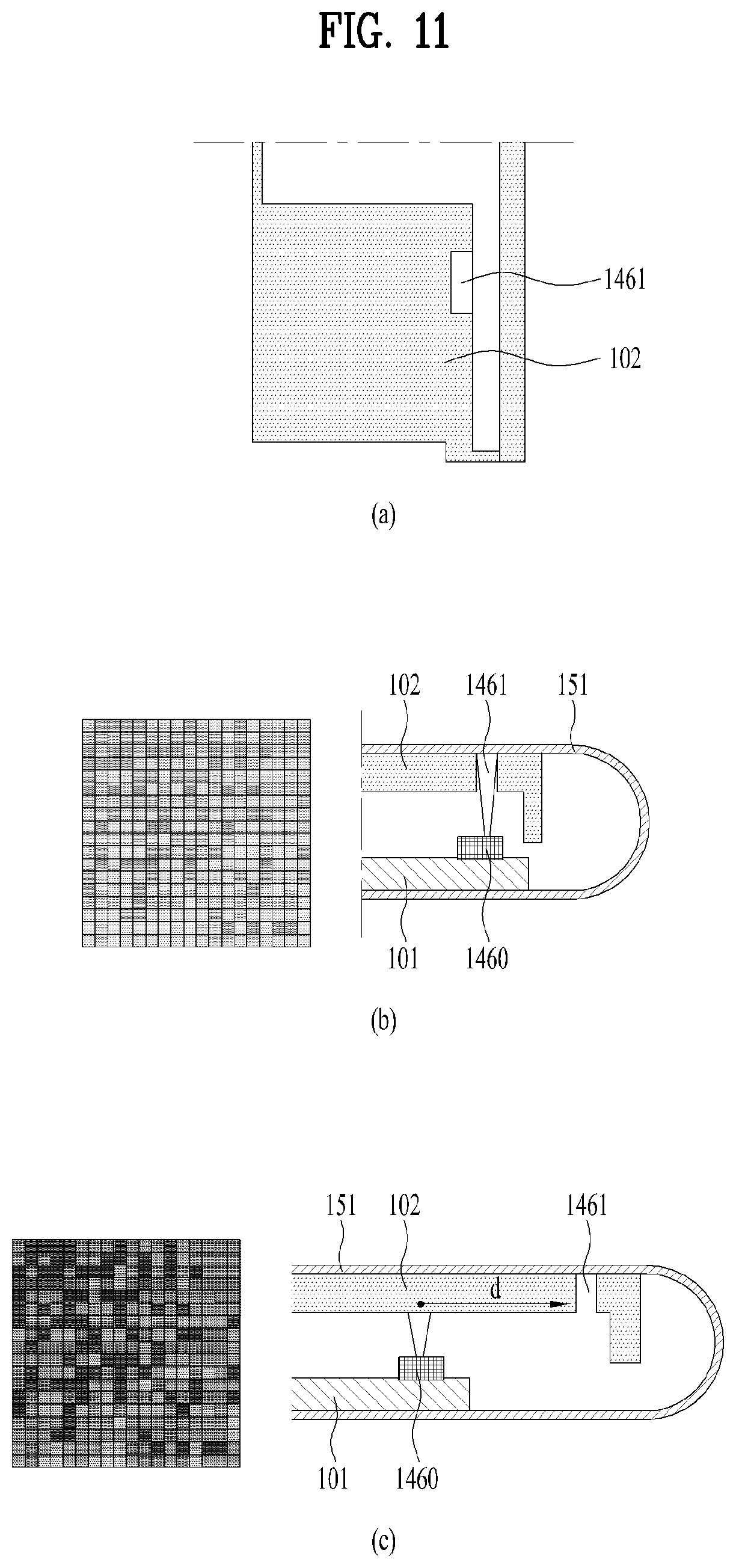 Patent US12107978 Figure 11 – Mobile terminal including frames and optical tracking sensor