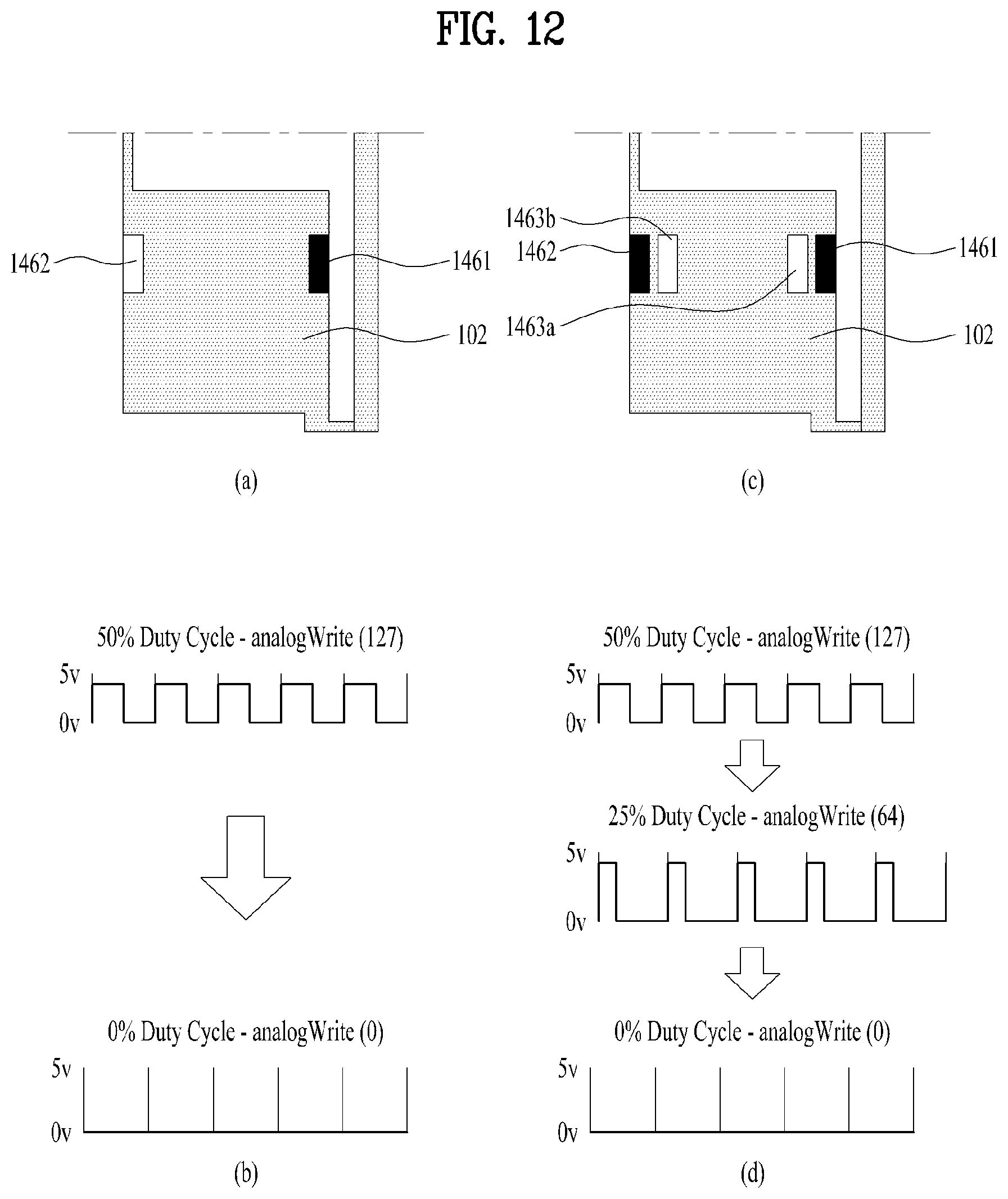 Patent US12107978 Figure 12 – Mobile terminal including frames and optical tracking sensor