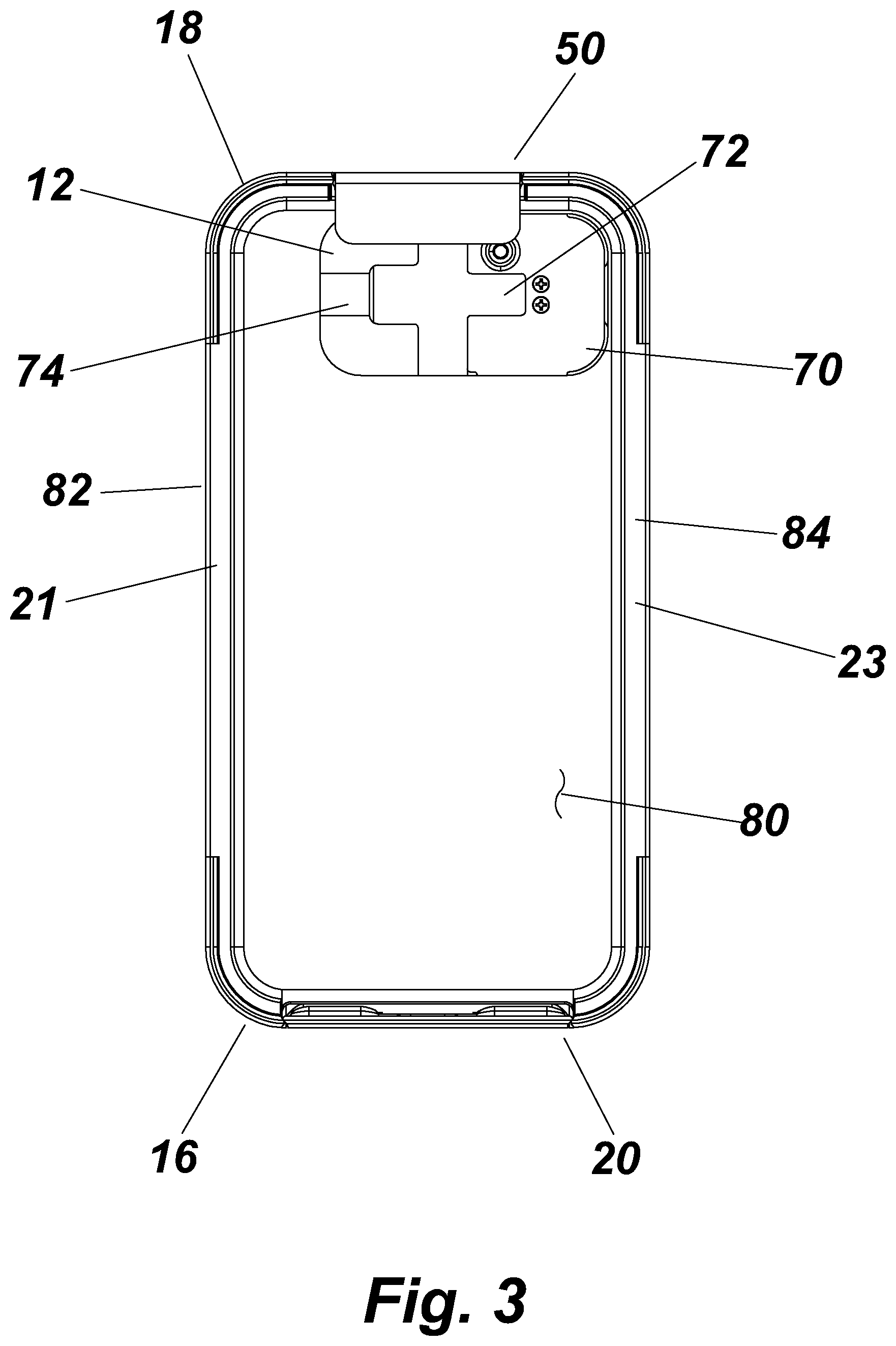 Patent US12107987 Figure 3 – Smartphone privacy device