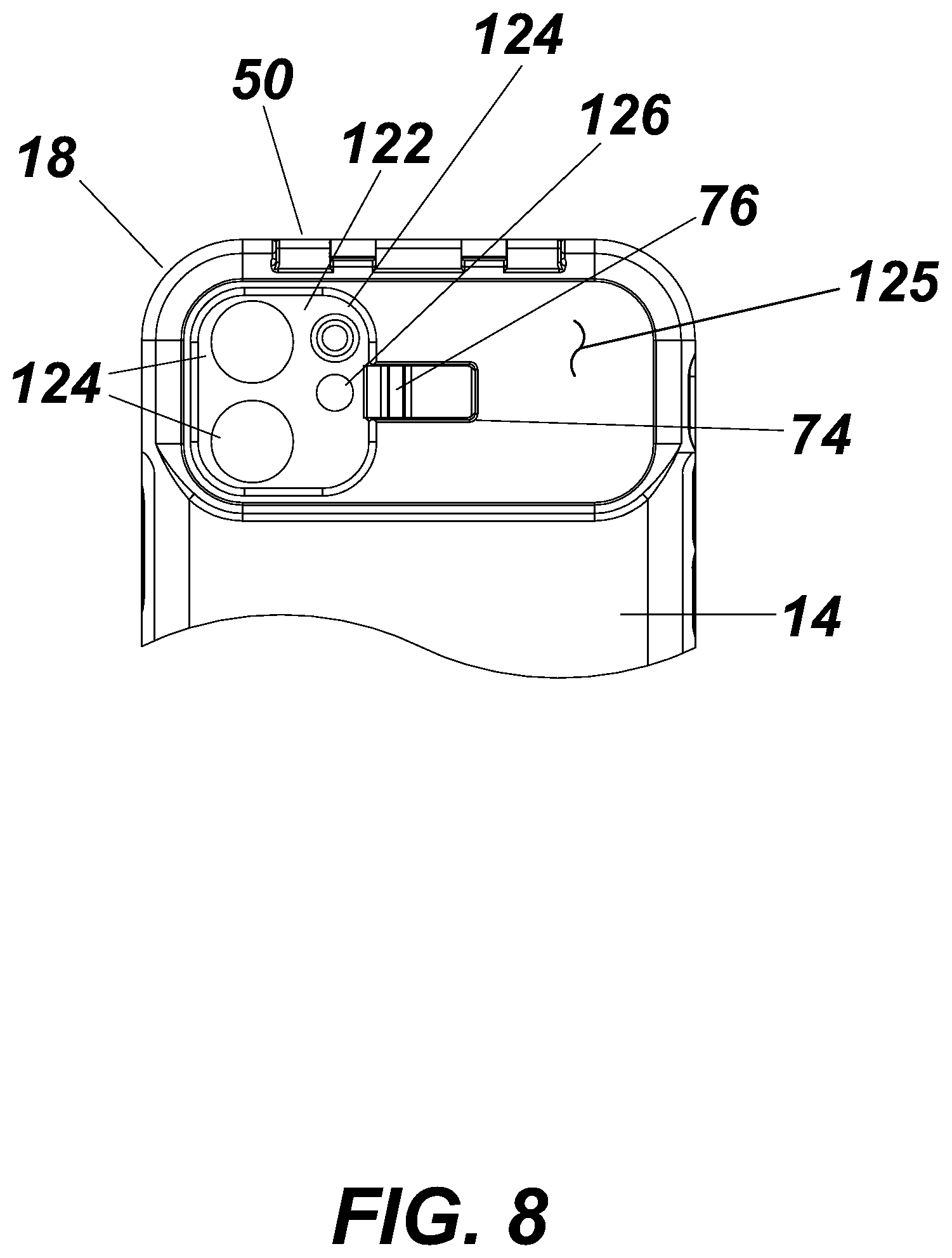 Patent US12107987 Figure 8 – Smartphone privacy device