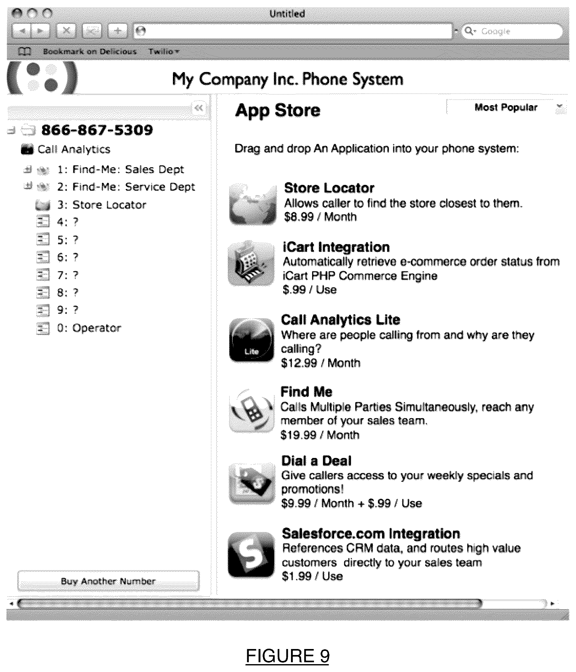 Patent US12107989 Figure 8 – System and method for running a multi-module telephony application