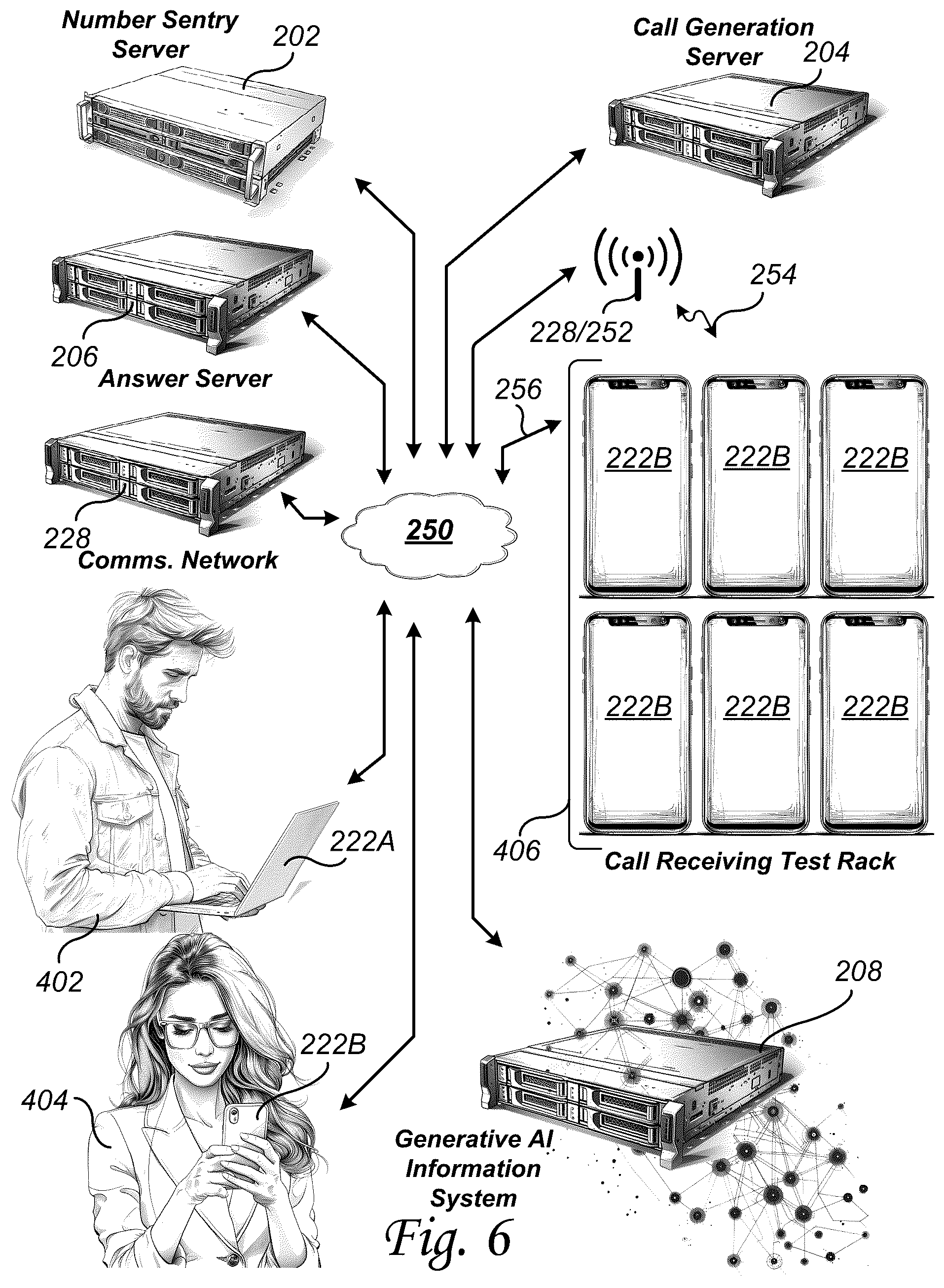 Patent US12107990 Figure 6 – Managing an organization's brand identity, brand security, and brand reputation delivered by a communication network
