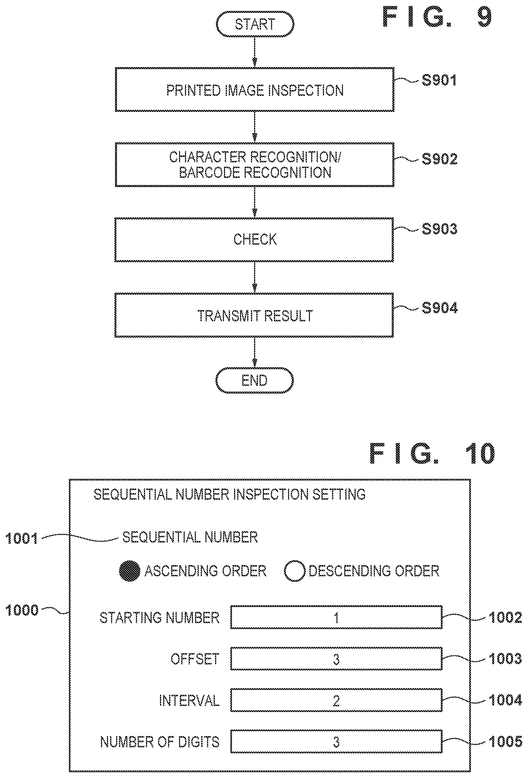 Patent US12107996 Figure 9 – Inspection apparatus, method for controlling same, and storage medium