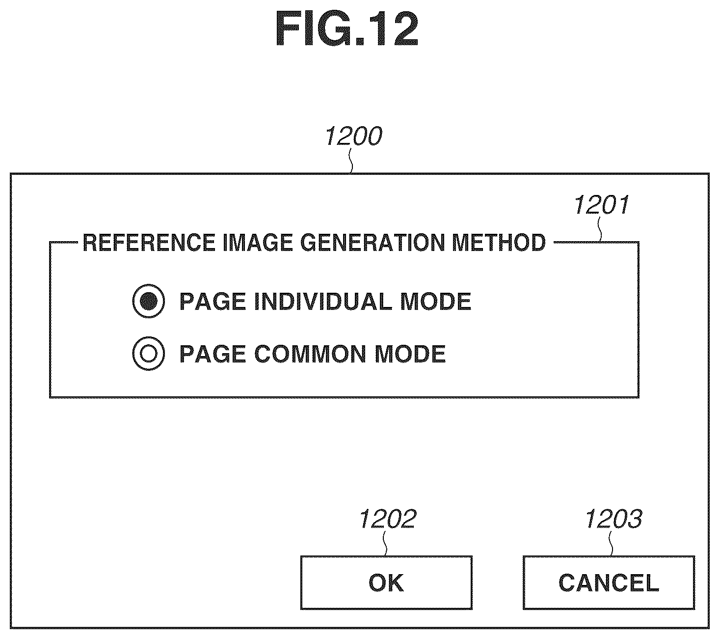 Patent US12107999 Figure 12 – Printer for providing a notification when two regions overlap between a scan image and a reference image