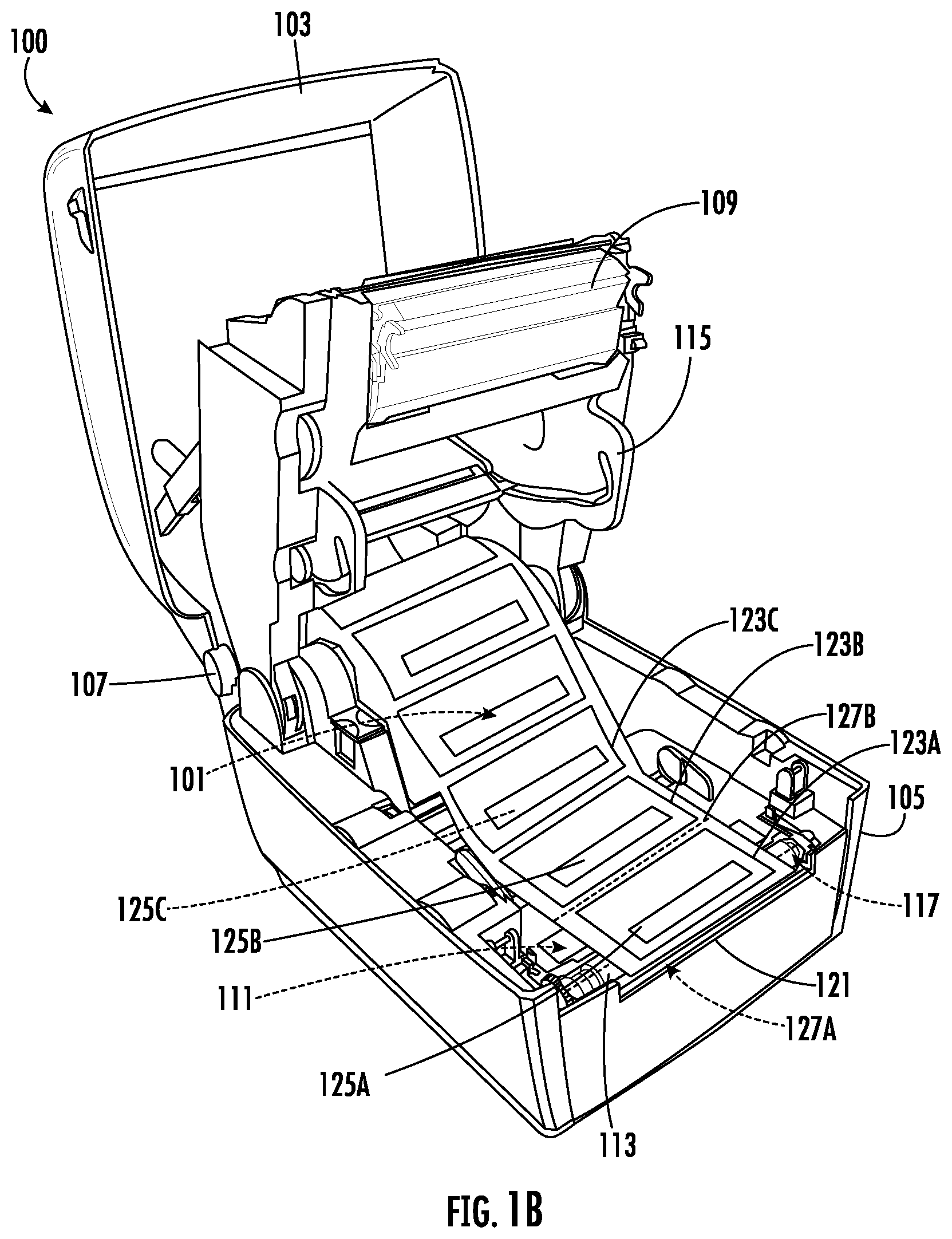 Patent US12108000 Figure 2 – Methods, apparatuses, and computer program products for calibrating radio-frequency identification (RFID) printers