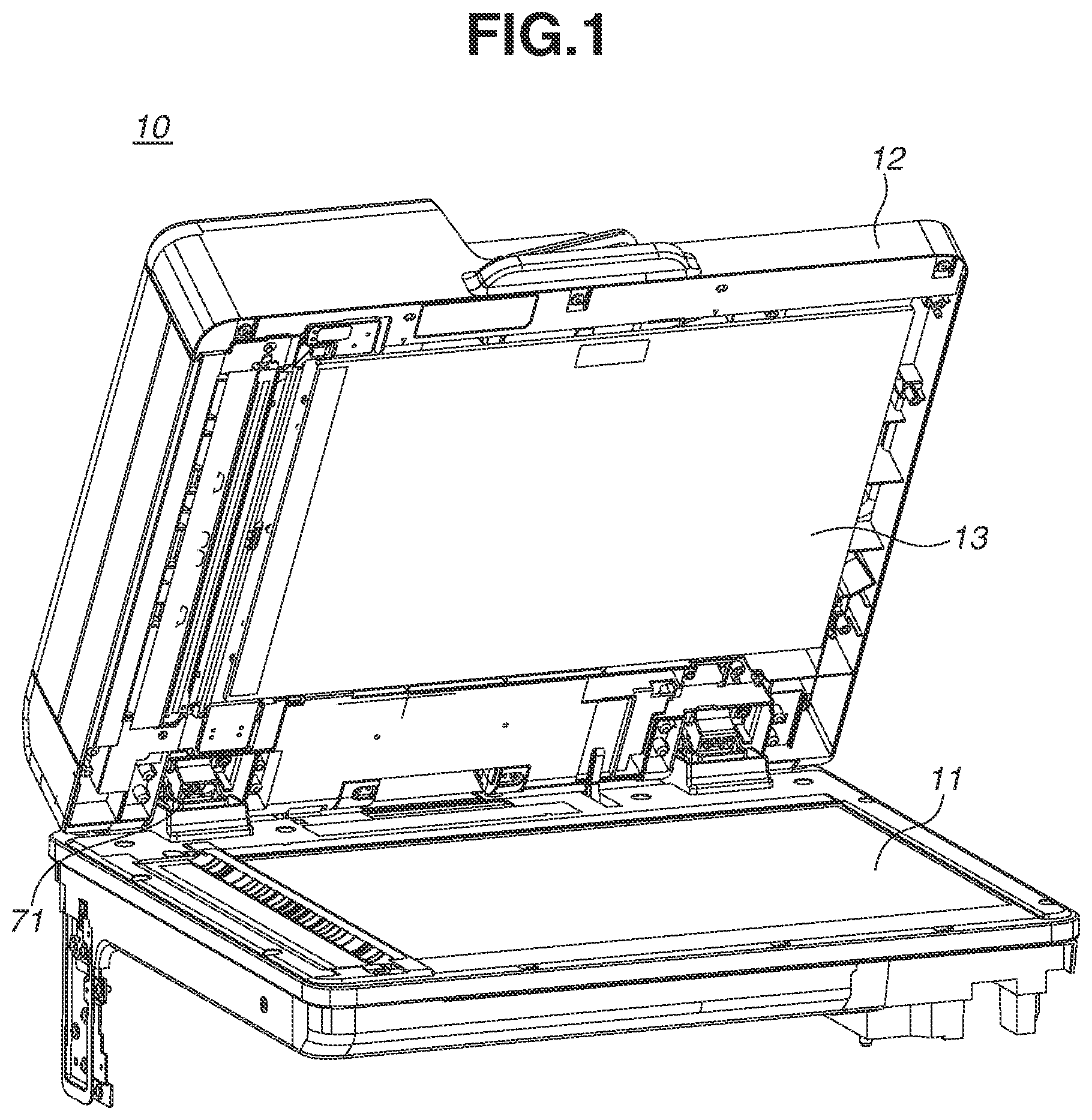 Patent US12108003 Figure 1 – Image reading apparatus and control method thereof for determining presence or absence of a document