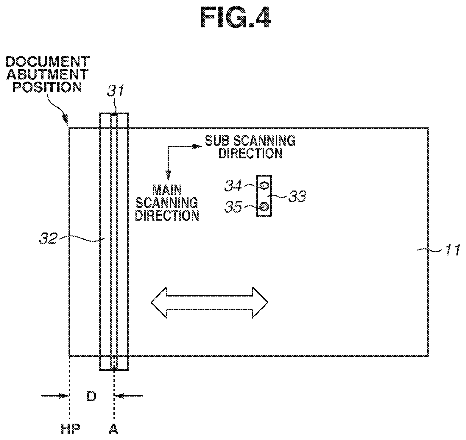 Patent US12108003 Figure 4 – Image reading apparatus and control method thereof for determining presence or absence of a document