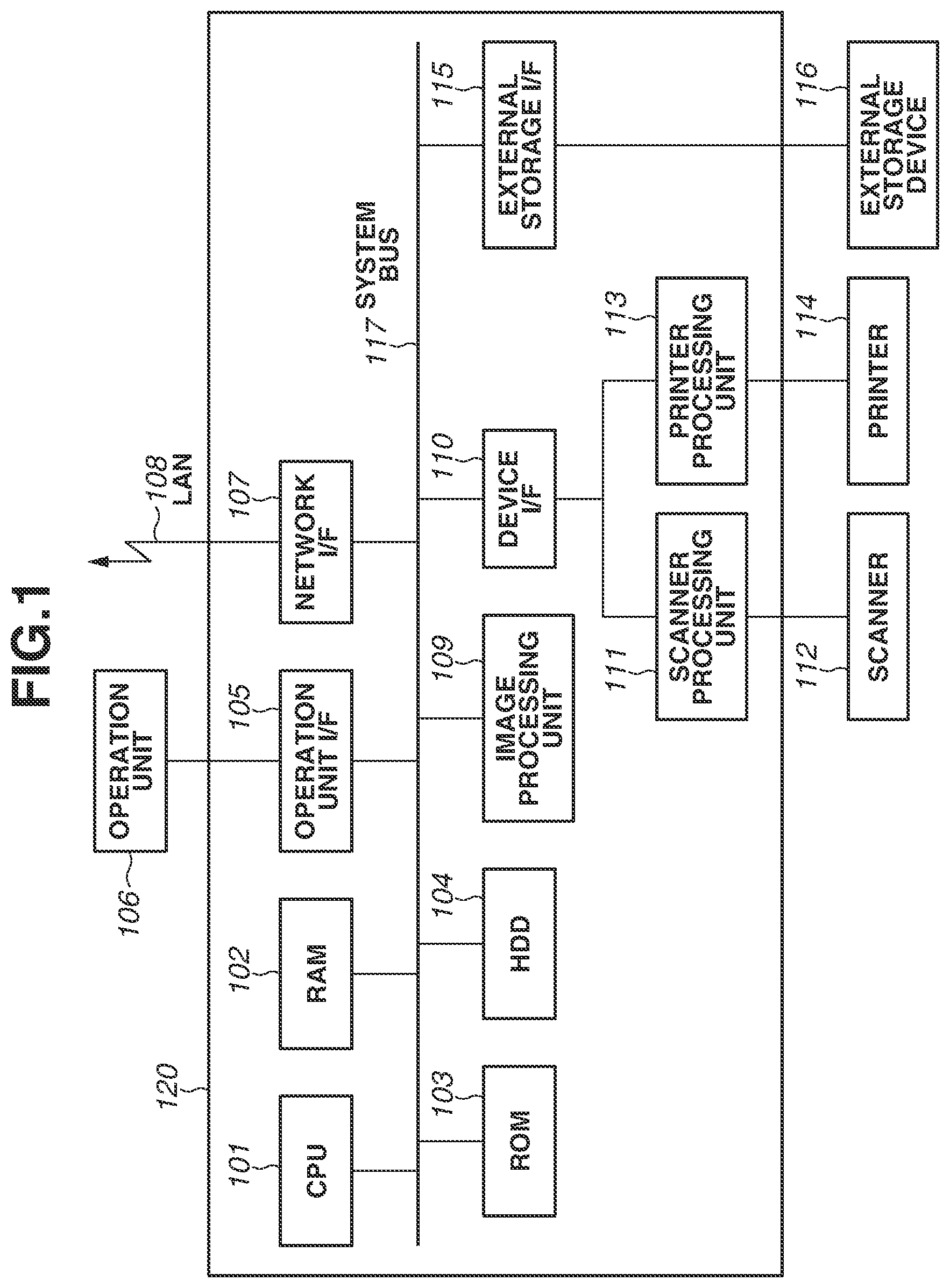 Patent US12108009 Figure 1 – Information processing system, method, an access token for accessing cloud service and a display unit to display reauthorization object to reissue the access token for performing image processing function, and image forming apparatus