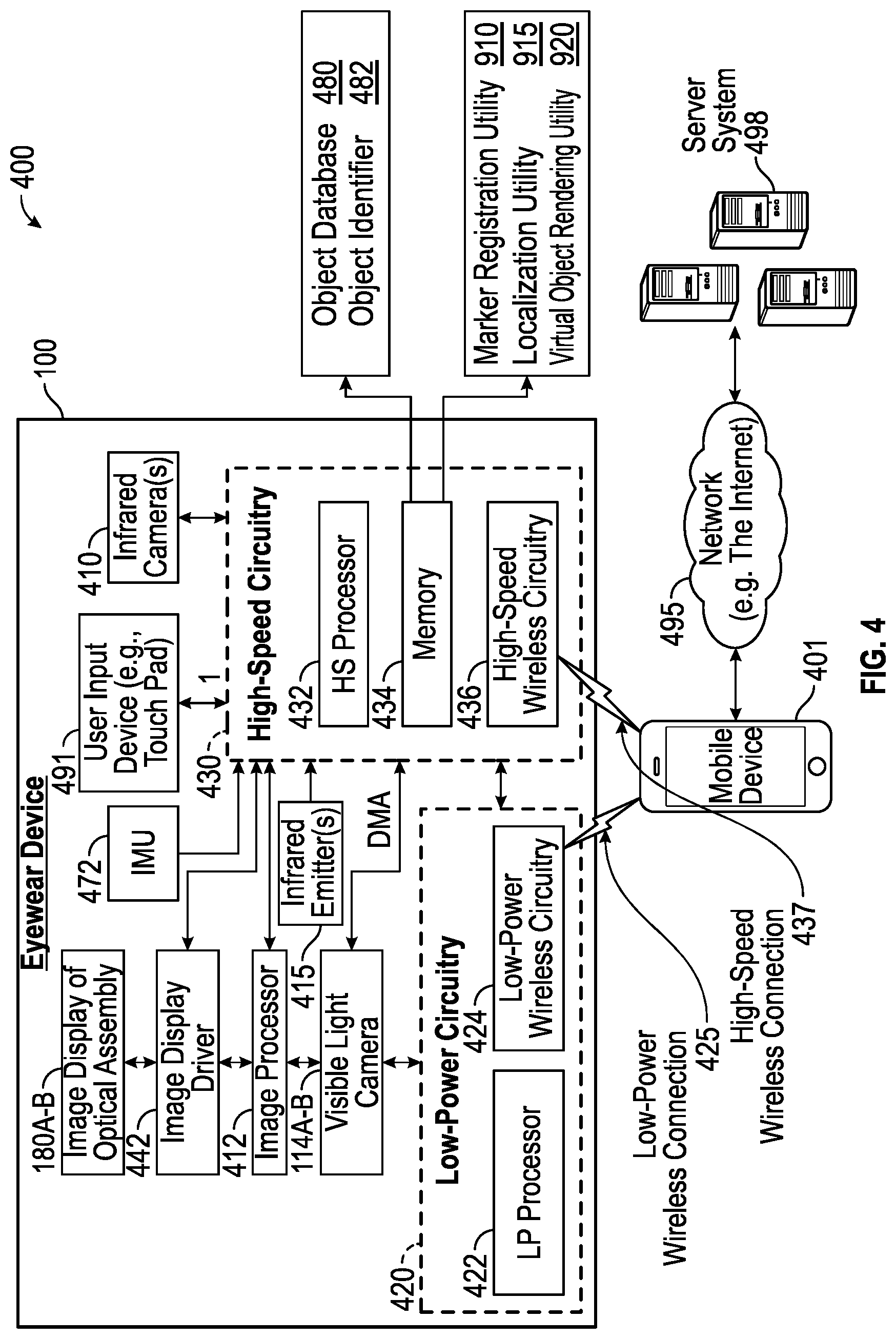 Patent US12108011 Figure 8 – Marker-based guided AR experience
