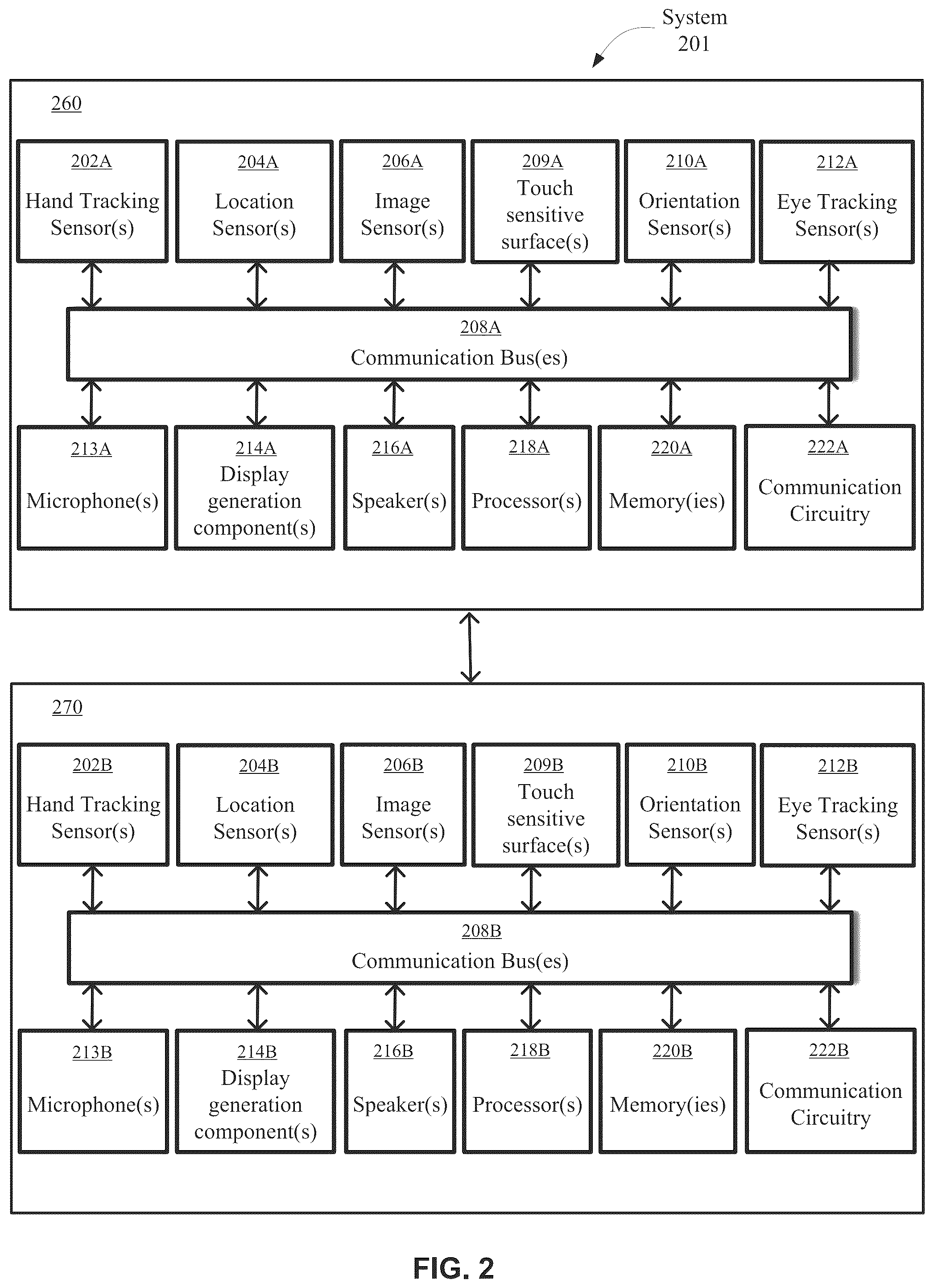 Patent US12108012 Figure 2 – System and method of managing spatial states and display modes in multi-user communication sessions