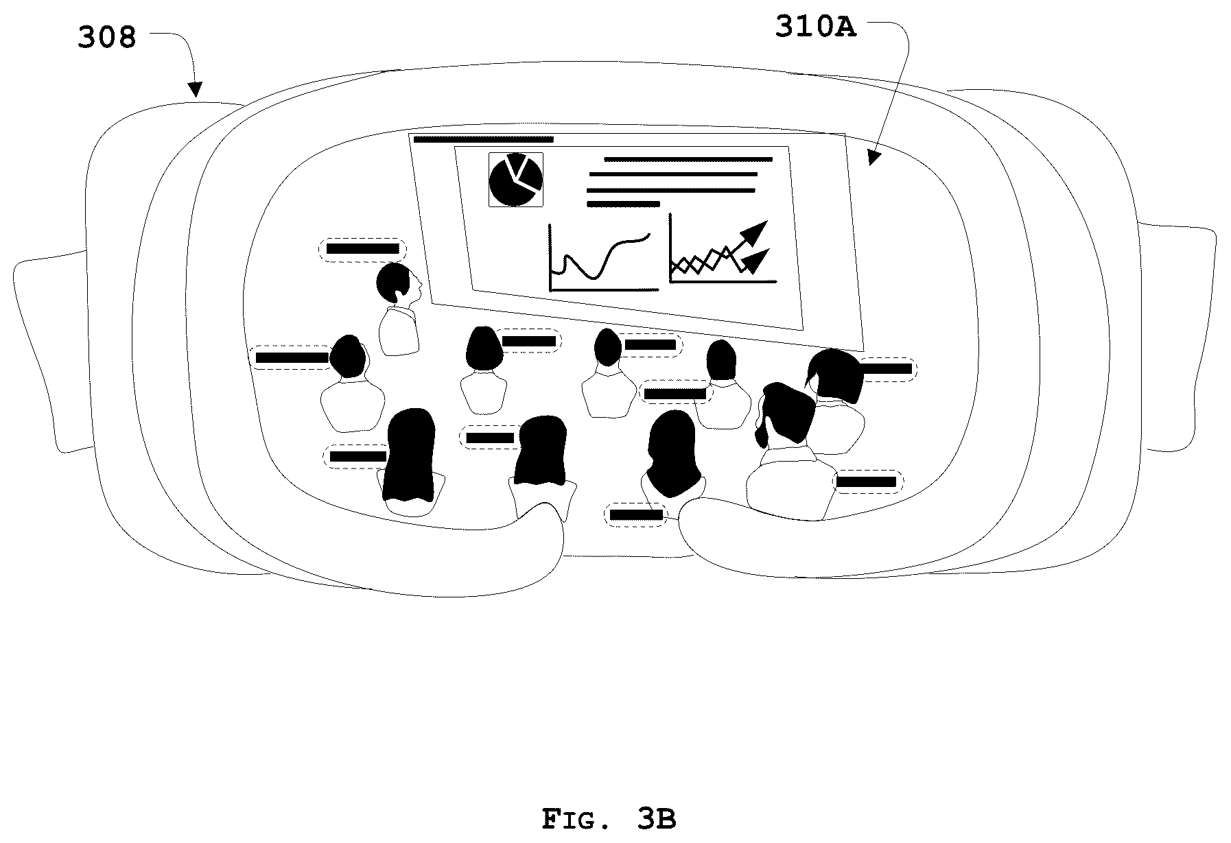 Patent US12108013 Figure 4 – Method and processing unit for controlling viewpoint of attendees in an immersive environment