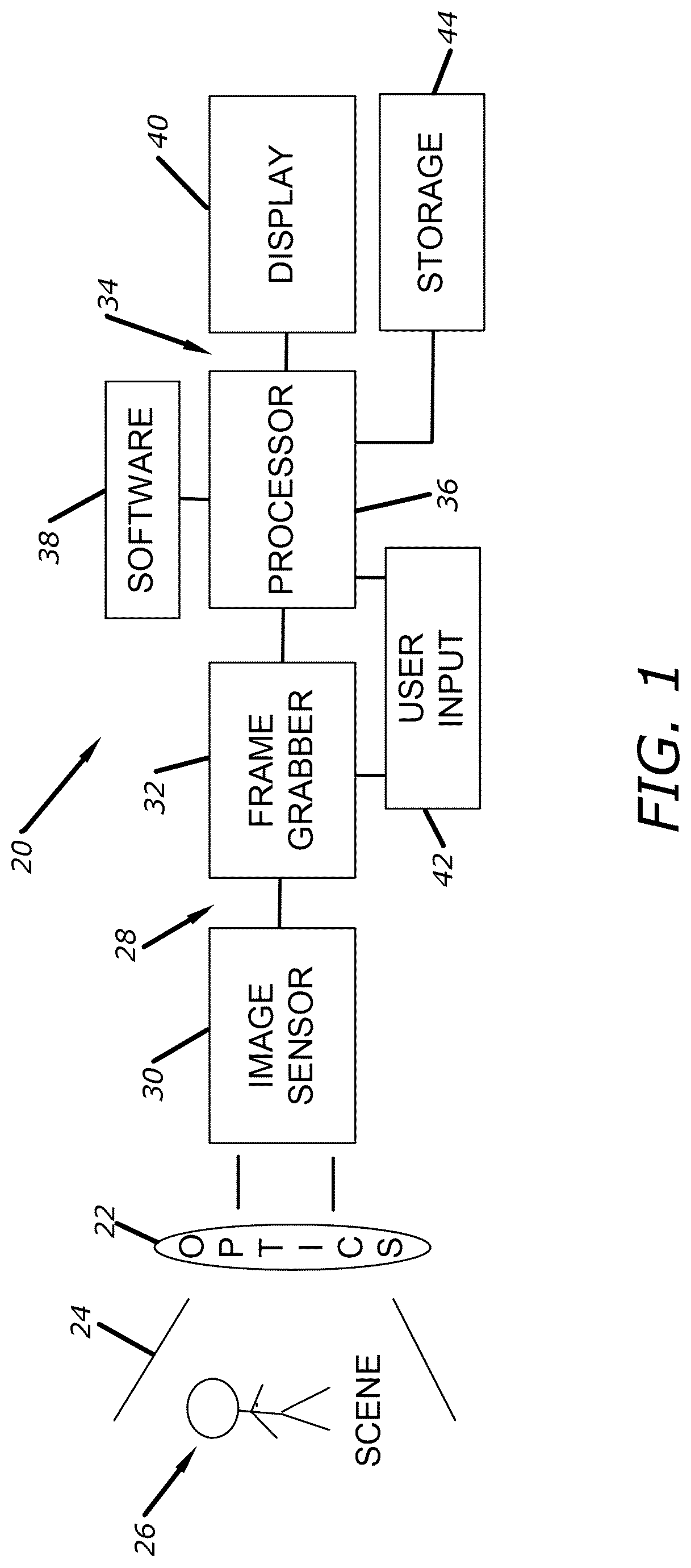 Patent US12108018 — Digital camera system for recording, editing and visualizing images — Figure 1