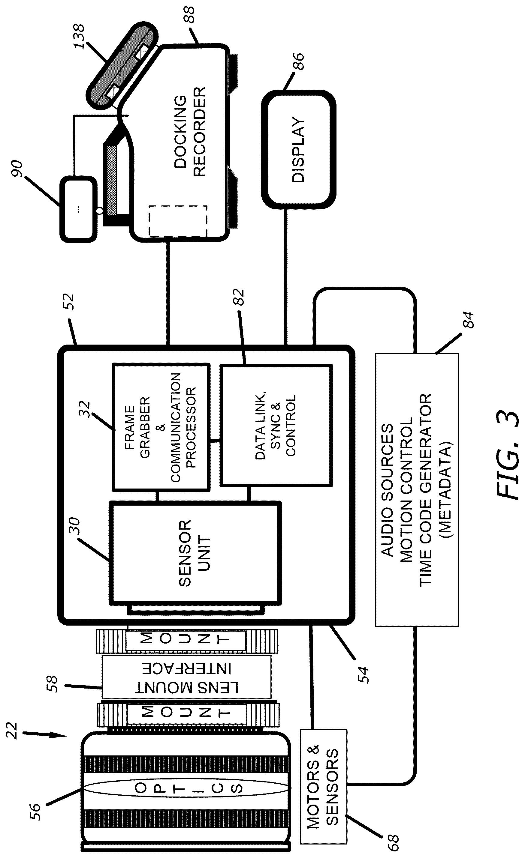 Patent US12108018 Figure 3 – Digital camera system for recording, editing and visualizing images