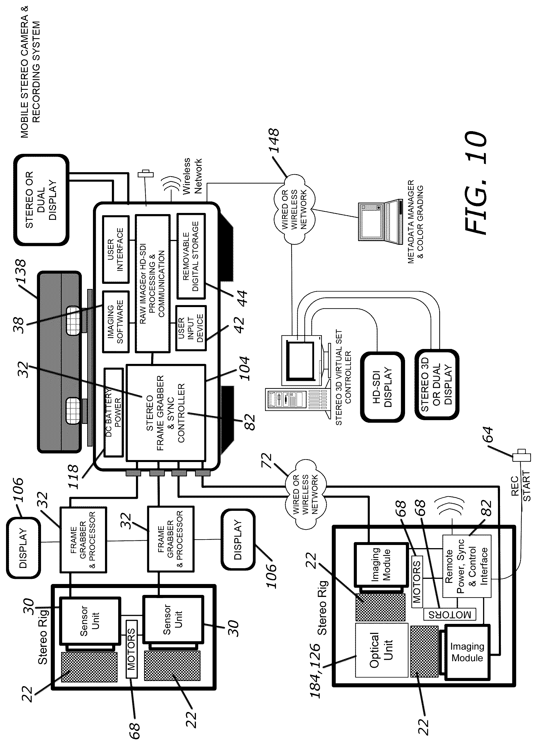 Patent US12108018 Figure 10 – Digital camera system for recording, editing and visualizing images