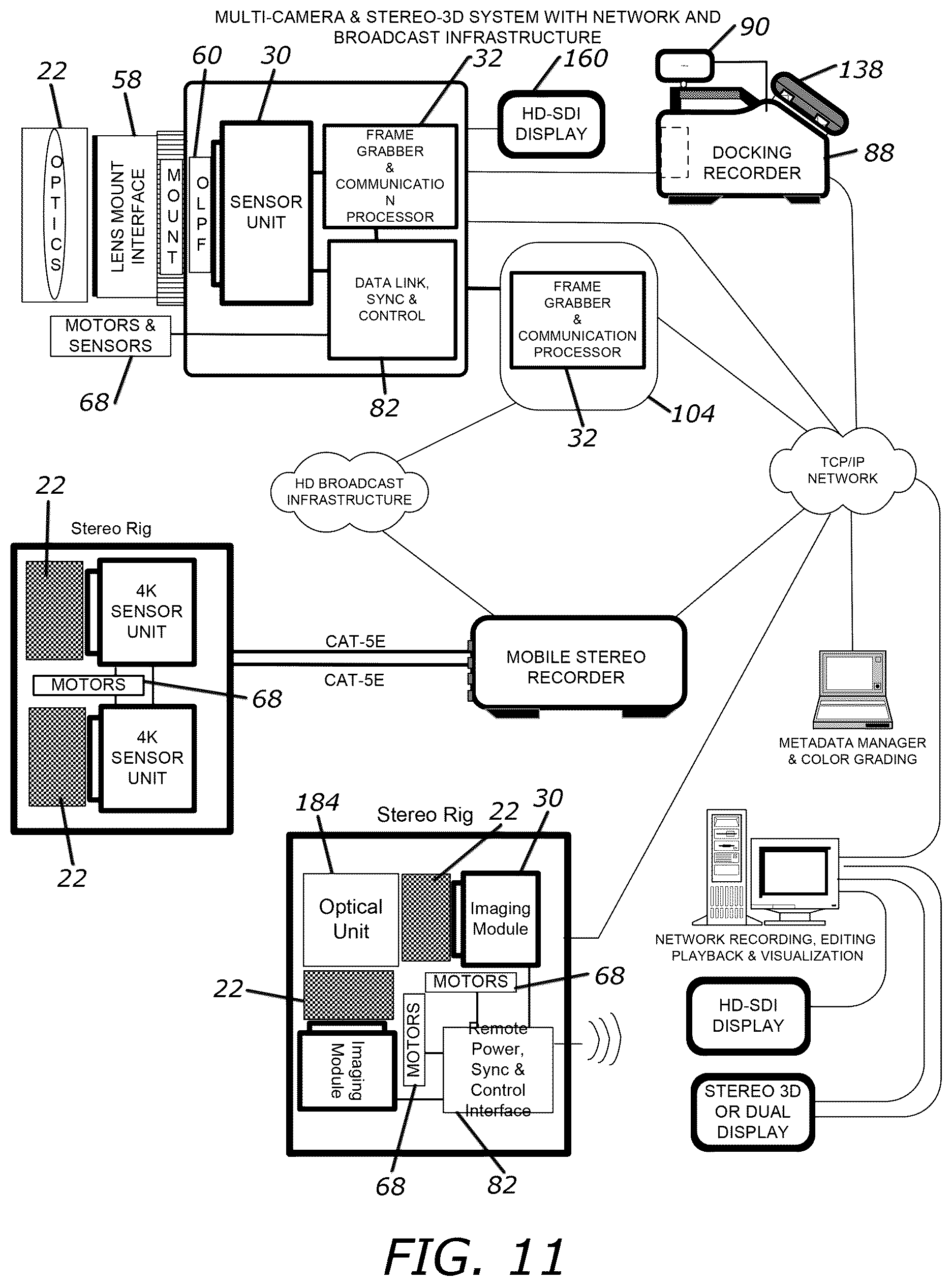 Patent US12108018 Figure 11 – Digital camera system for recording, editing and visualizing images