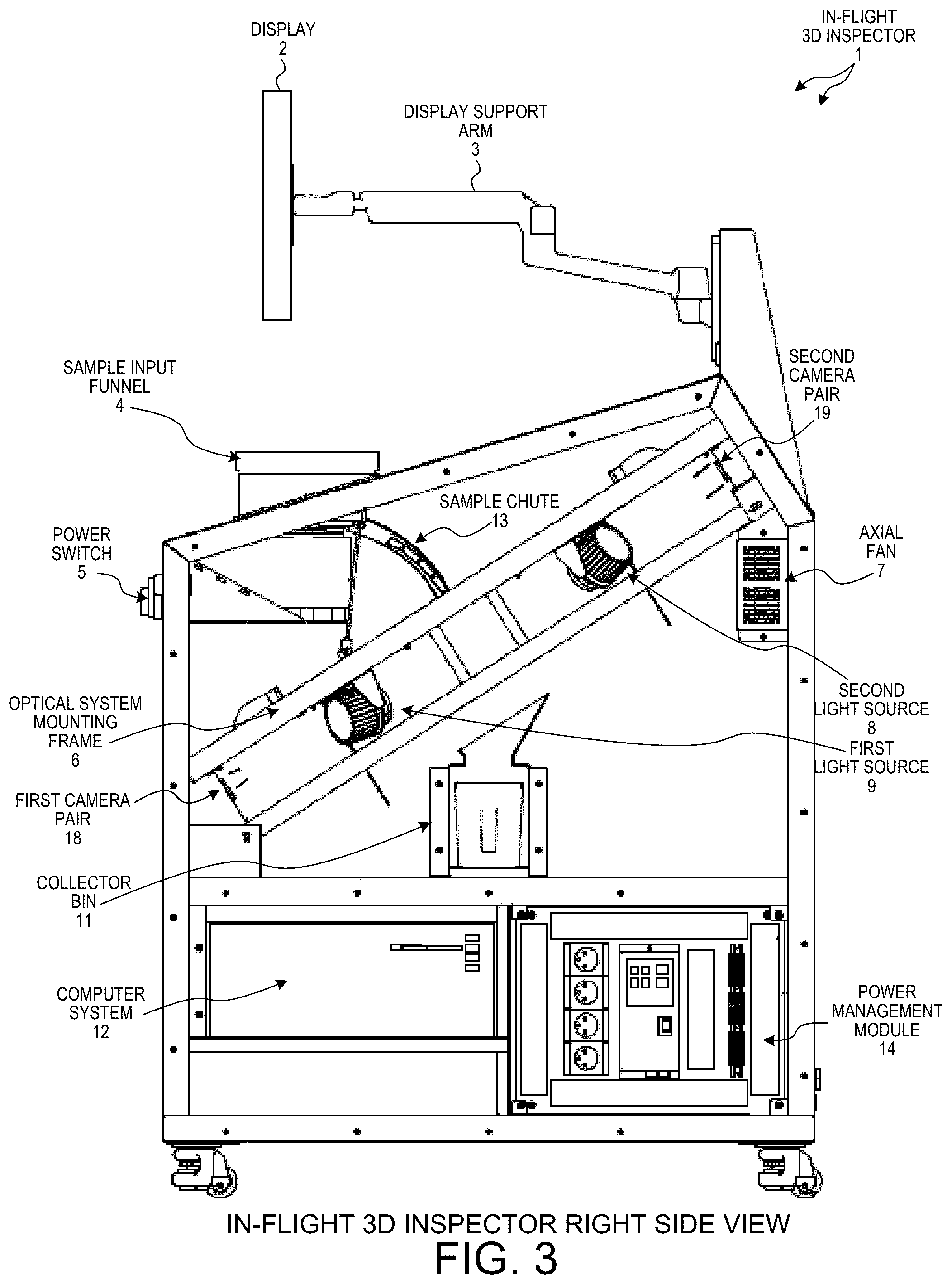 Patent US12108020 Figure 3 – Automated sample weight measurement via optical inspection
